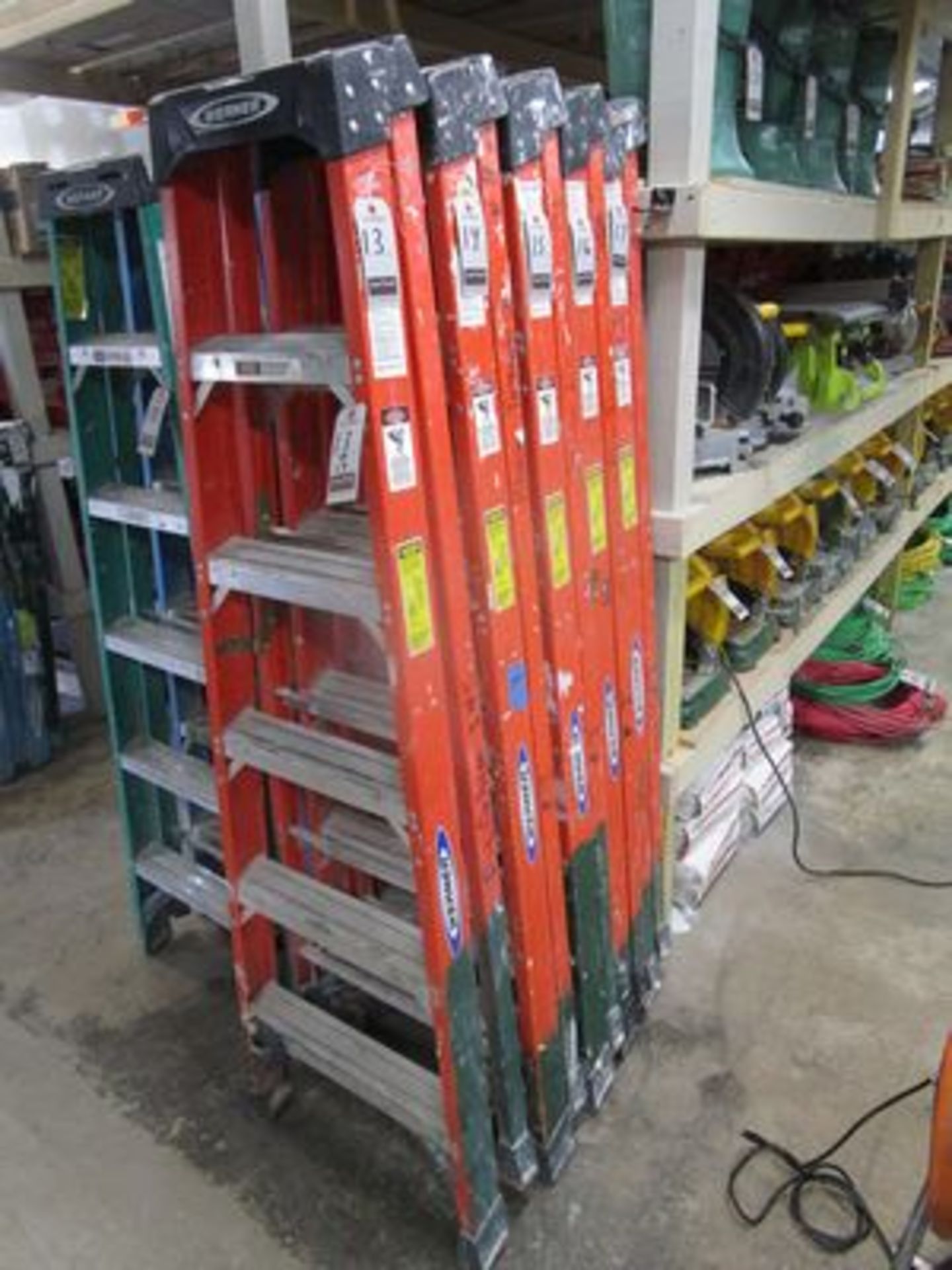 WERNER 6' FIBERGLASS STEPLADDER