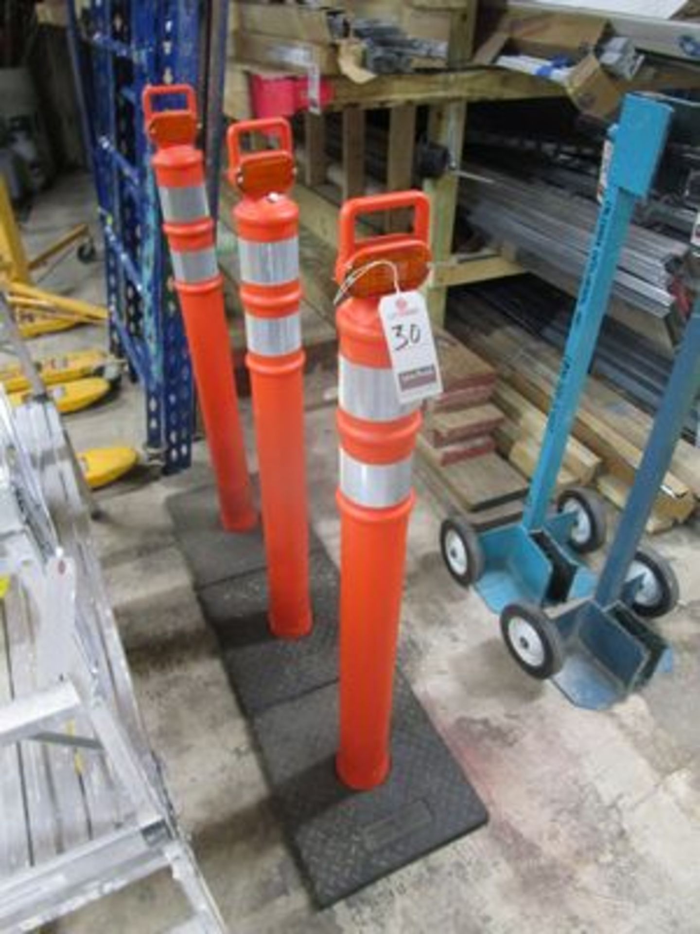 CORTINA SAFETY POLY SAFETY STANCHIONS W/ REFLECTORS