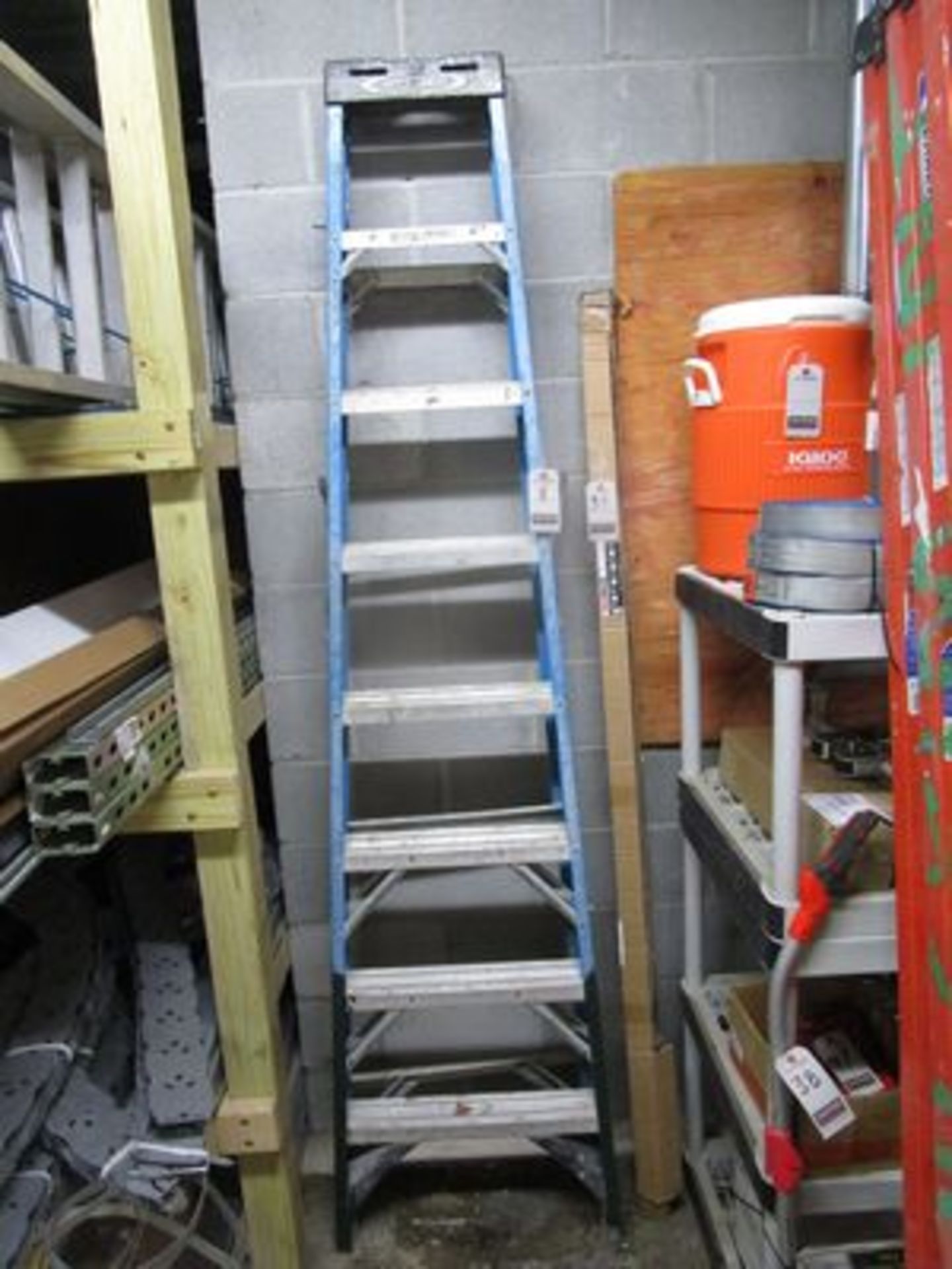 WERNER 8' FIBERGLASS STEPLADDER