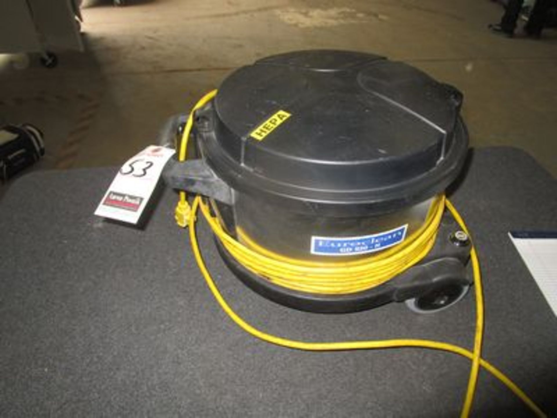 EUROCLEAN PORT. ELECTRIC HEPA VAC.