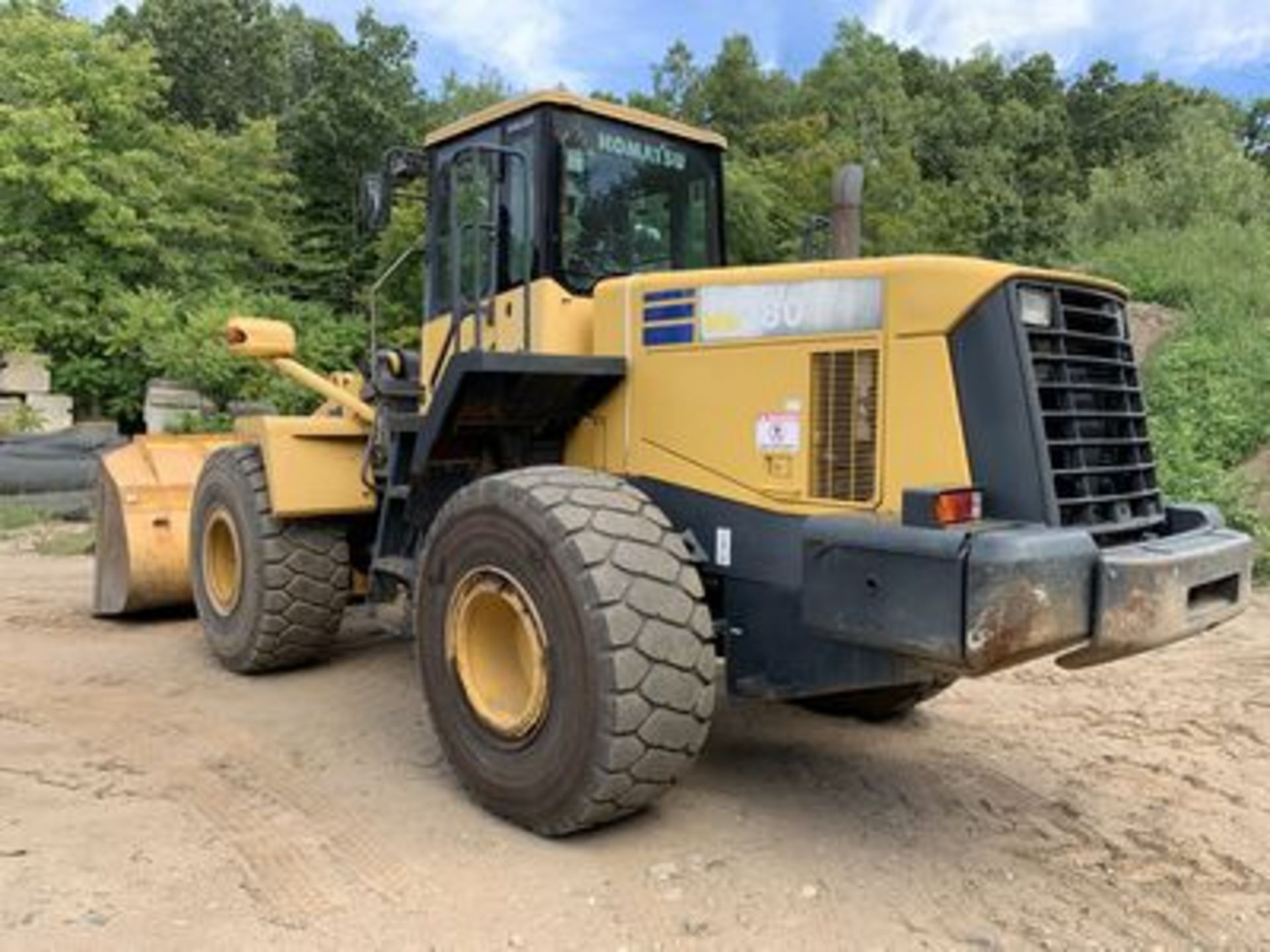 2006 KOMATSU WA380-5 WHEEL LOADER, ENCLOSED CAB W/ HEAT & AC, 10' BUCKET, LOAD COUNTER, S/N 61199, - Image 4 of 4