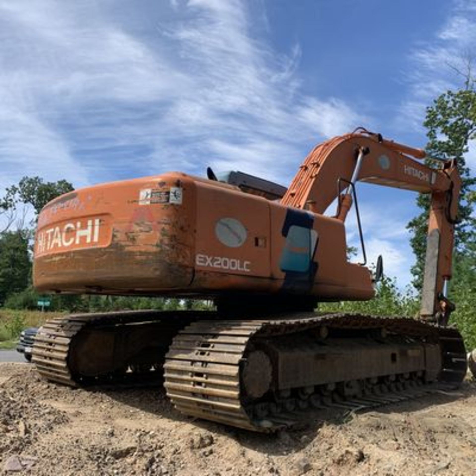 1991 HITACHI EX200LC-3 HYD. CRAWLER EXCAVATOR, ENCLOSED CAB W/ HEAT, 9' STICK, 32" TRACKS, 34" - Image 3 of 3