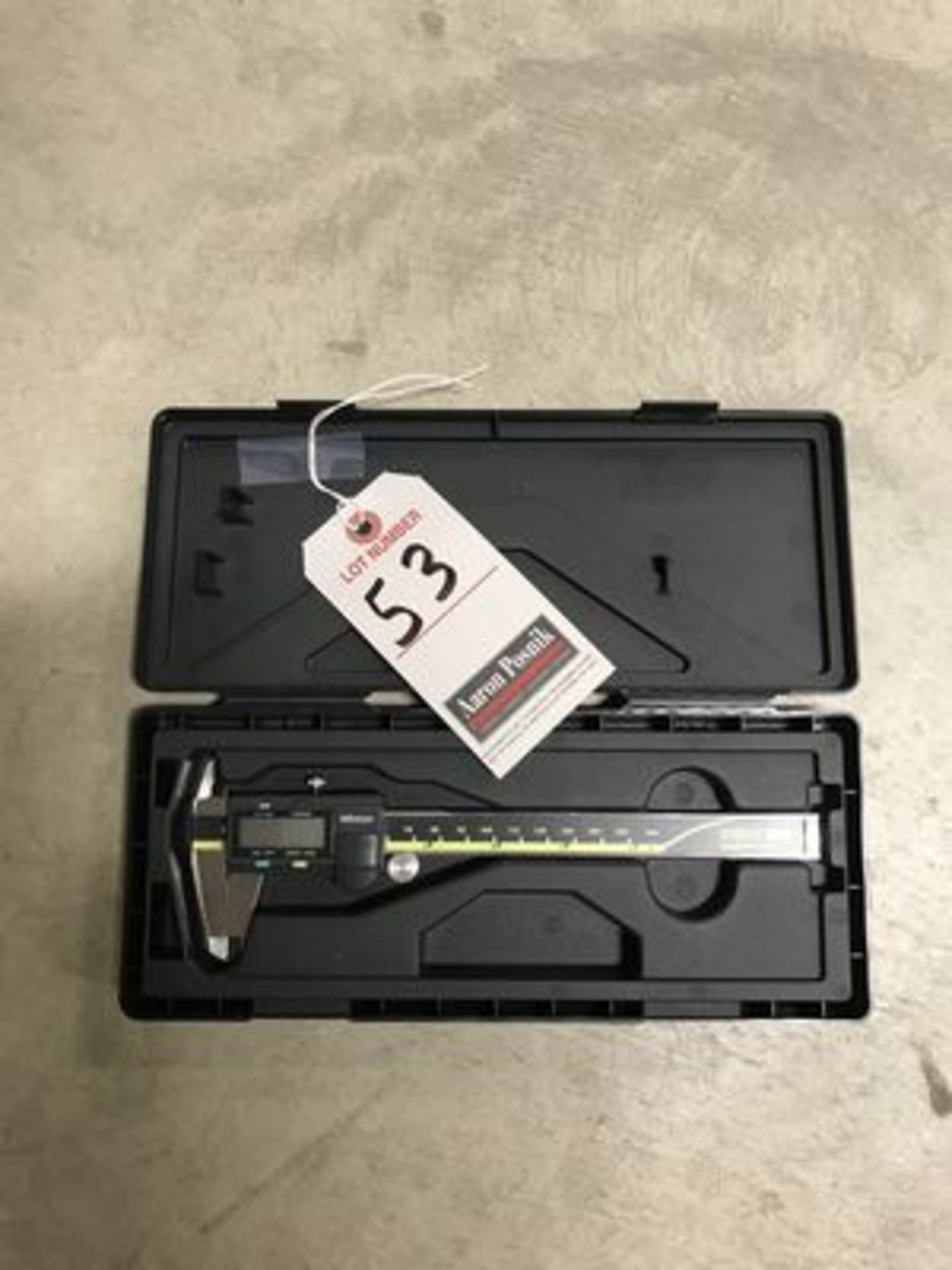 MITUTOYO 6" DIG. VERNER CALIPER W/ CASE