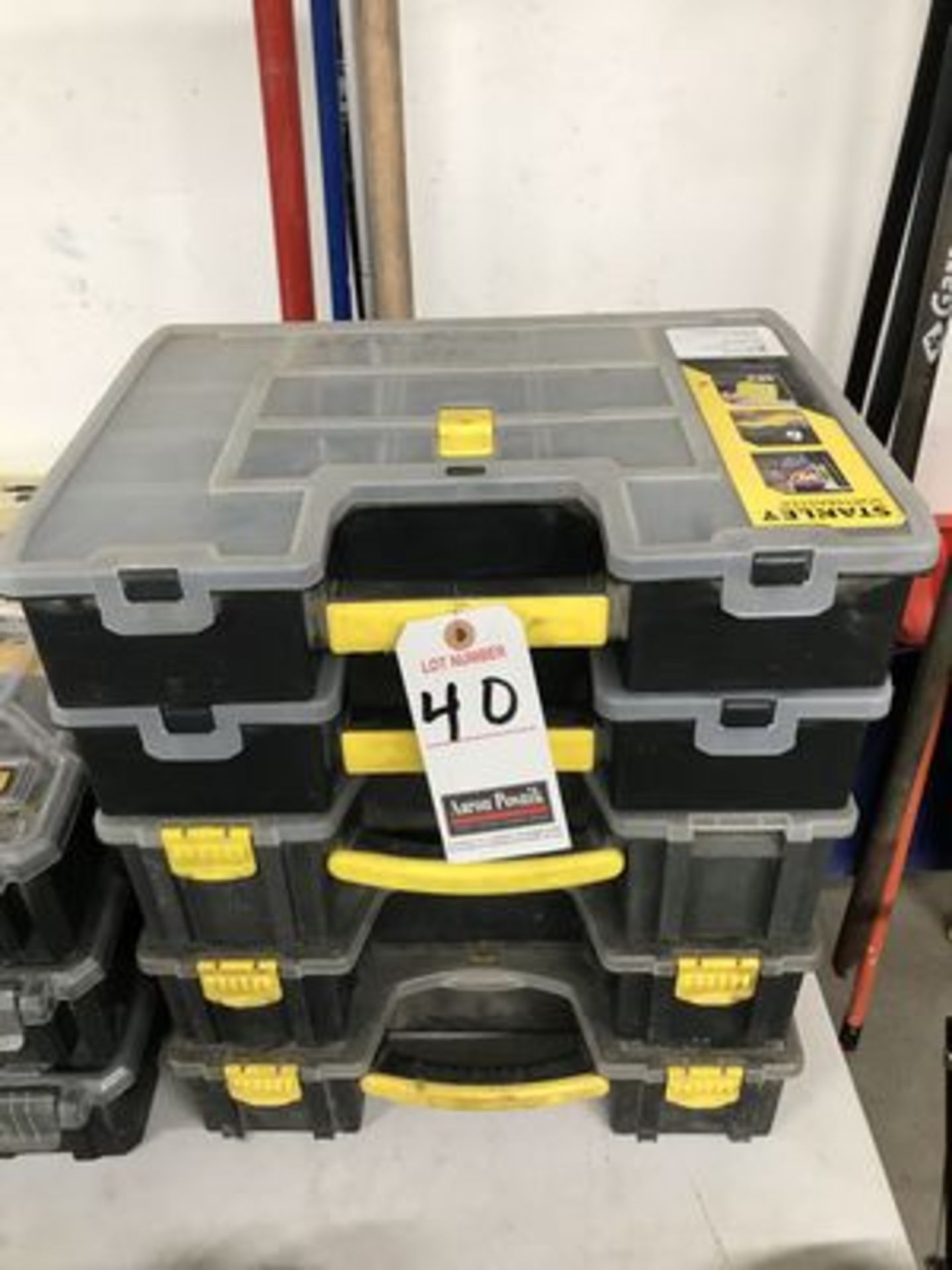 ASS'T POLY TOOL ORGANIZERS W/ CONTENTS