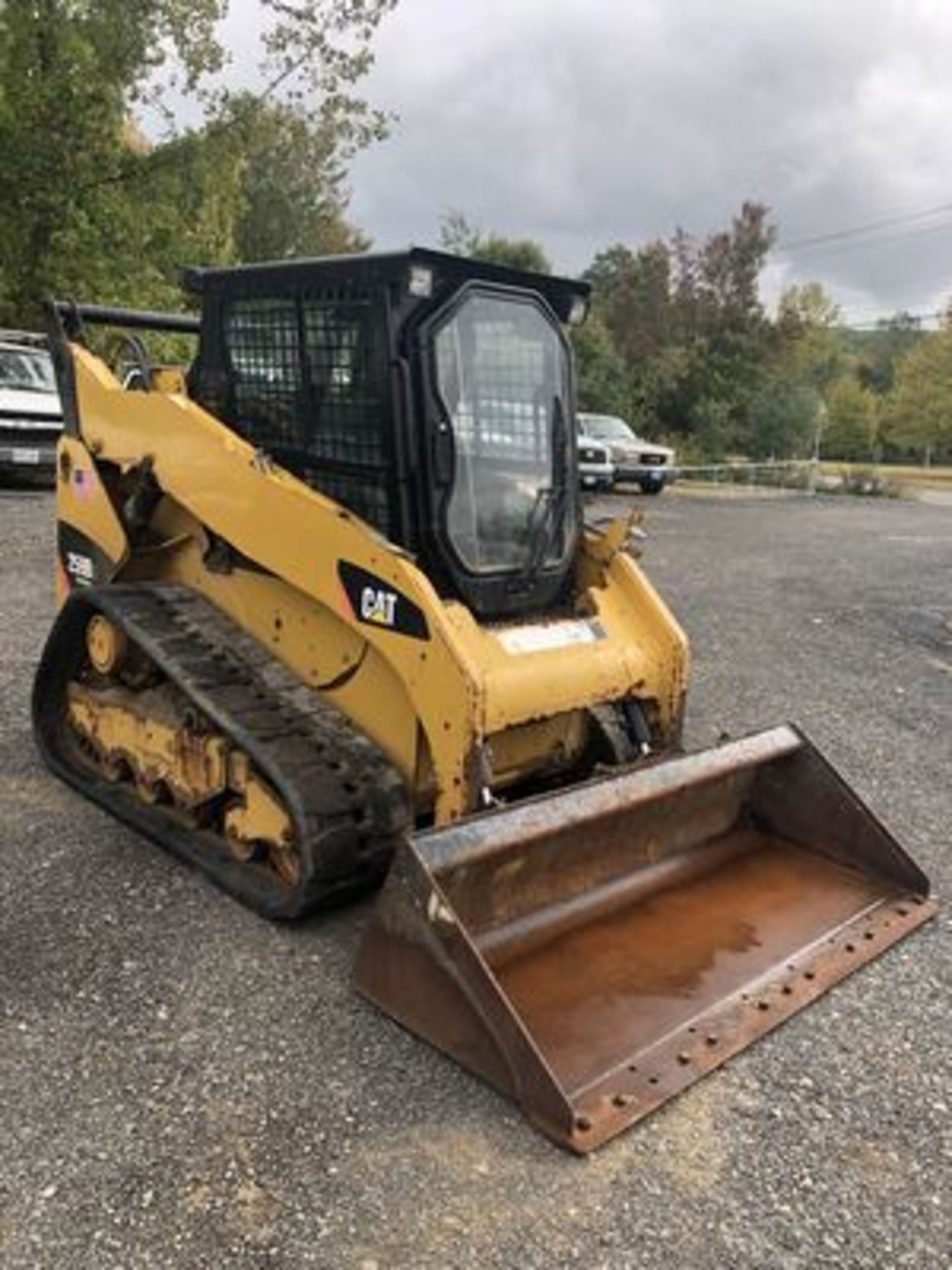 2016 CAT 259B3 SKID STEER CRAWLER LOADER, DIESEL, 2-SPD., S/N 4259BPYYZ03773, (1,560 HRS.)