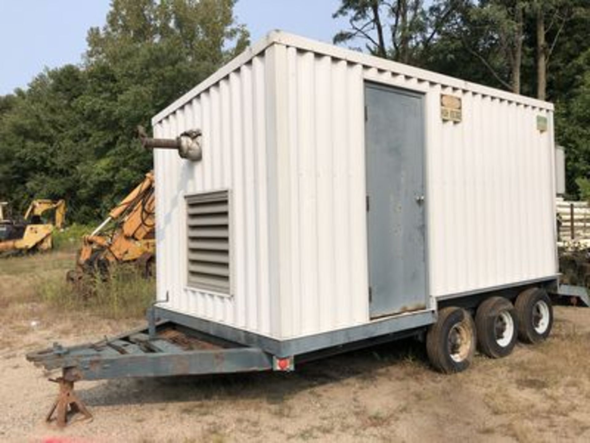 ONAN ELEC. GEN. SET, 60 DYA GENERATOR, 60KW, 75KVA, W/ ALLIS CHALMERS 2900 DIESEL ENGINE, S/N 2D-