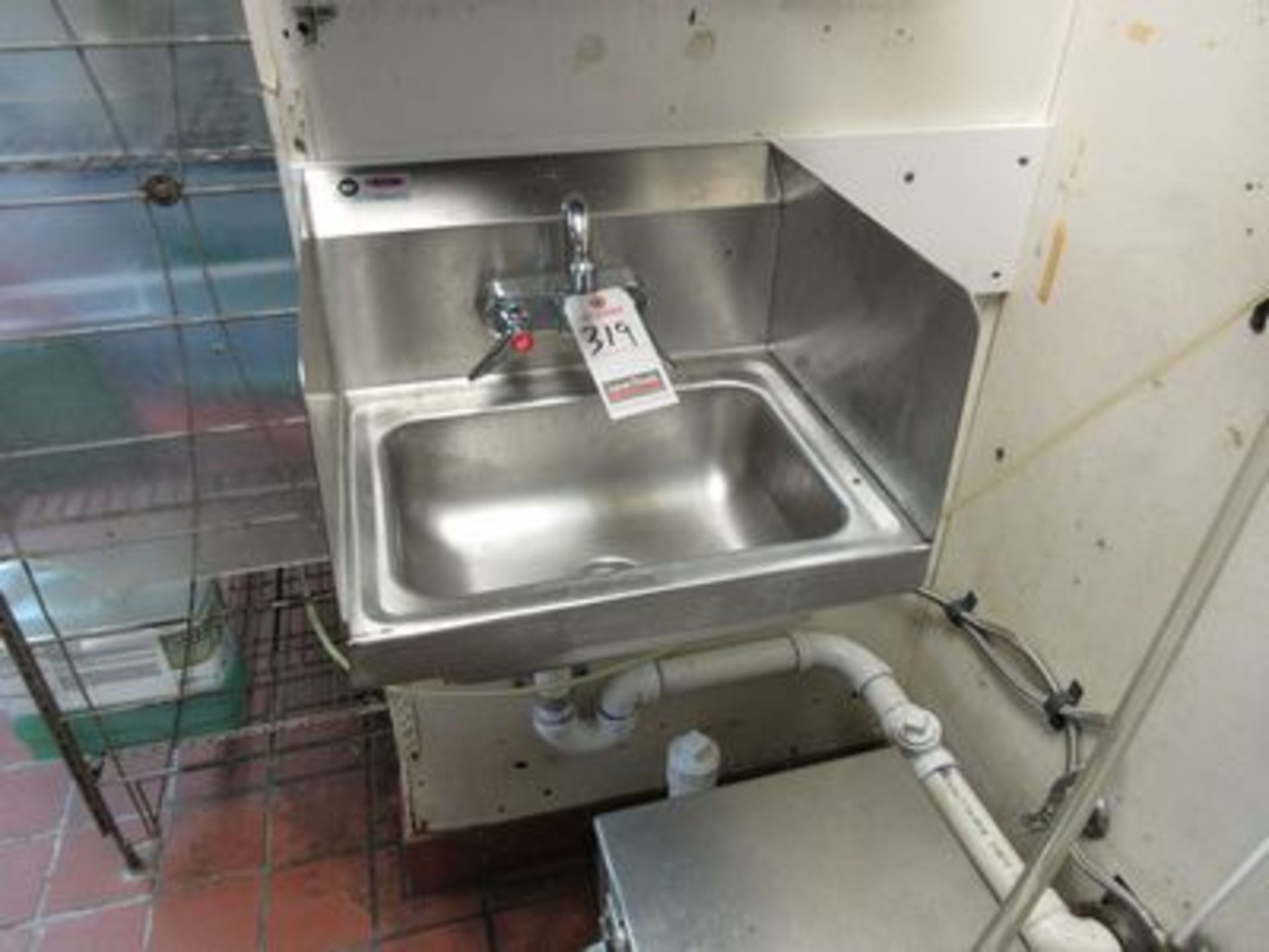 12" S.S. HAND SINK W/ SPLASH GUARD