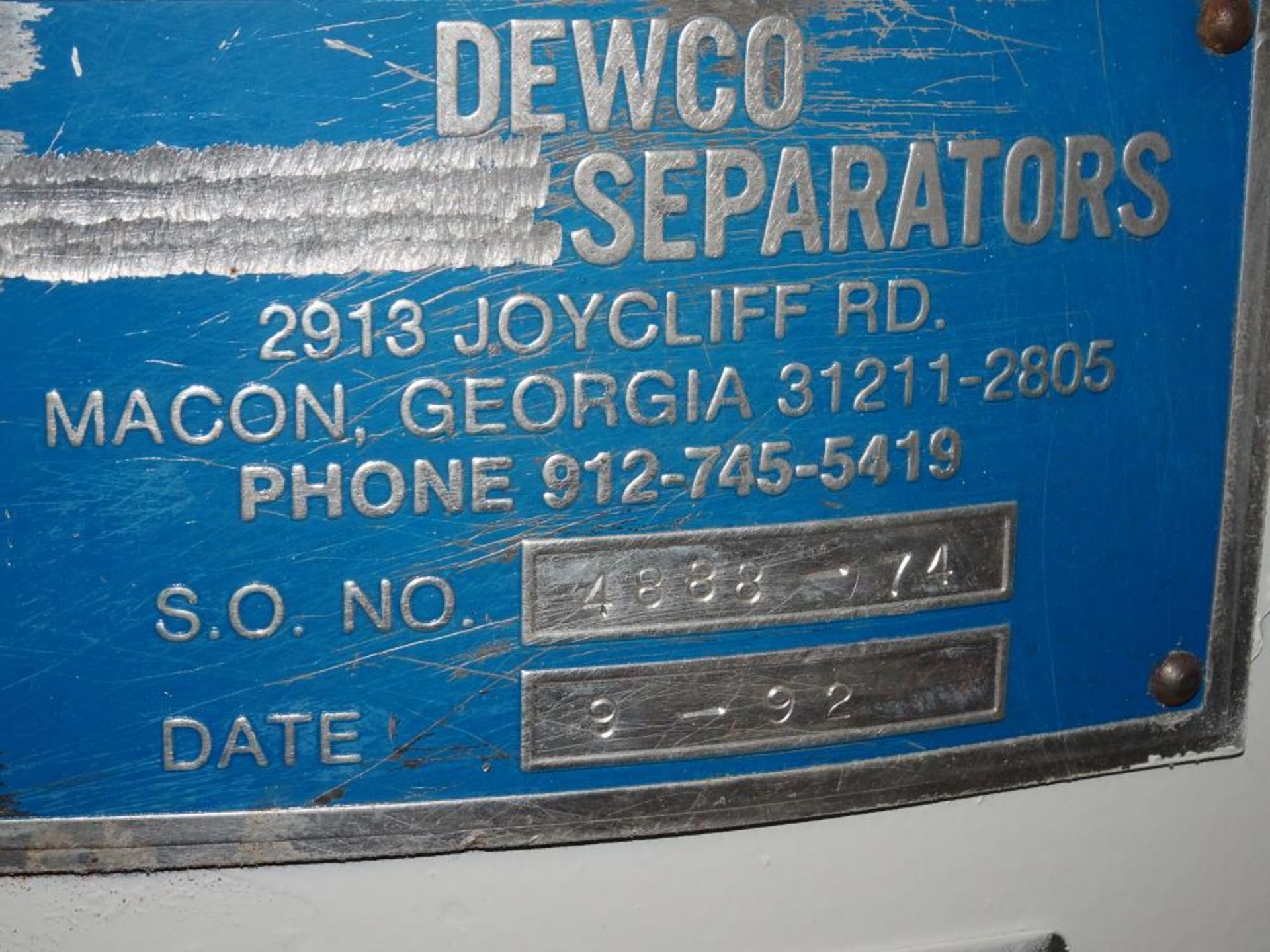 Dewco 48" Diameter Vibratory Screener - Image 18 of 18