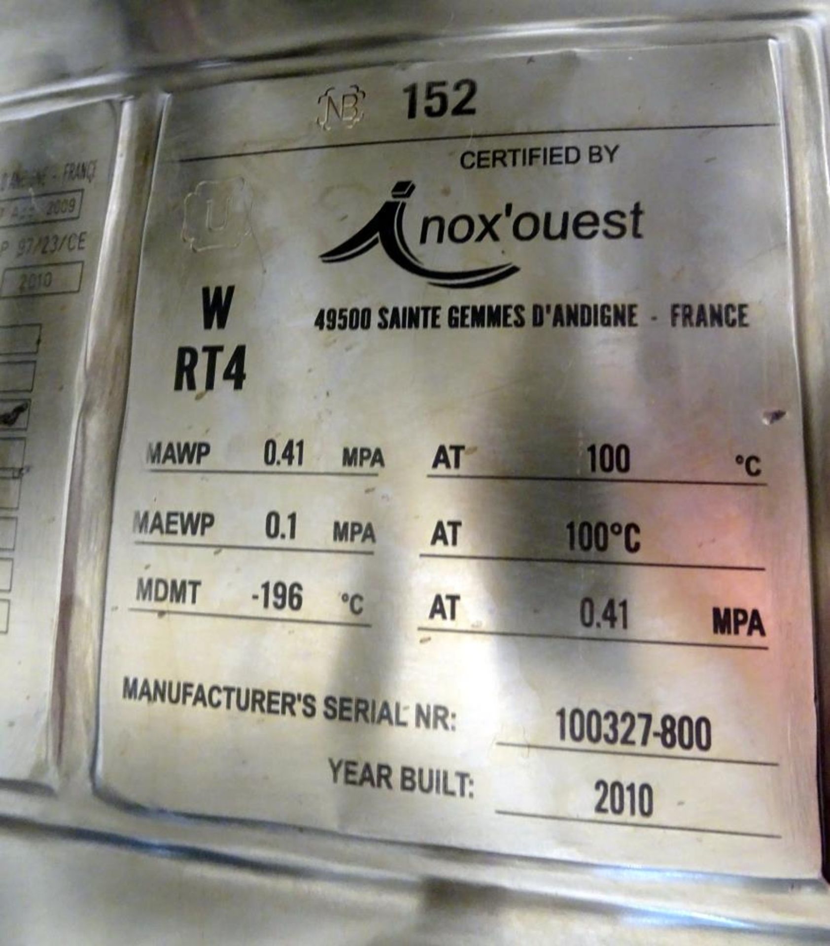 Inox'ouest Pressure Mix Tank - Image 8 of 9