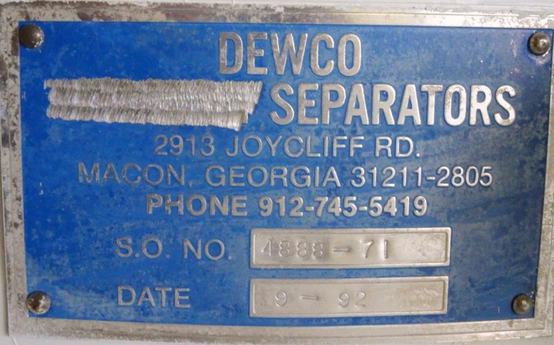 Dewco 48" Diameter Vibratory Screener - Image 16 of 16