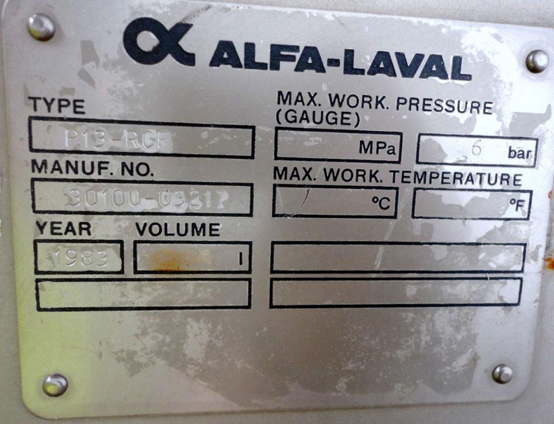 Alfa Laval Plate Heat Exchanger - Image 9 of 9