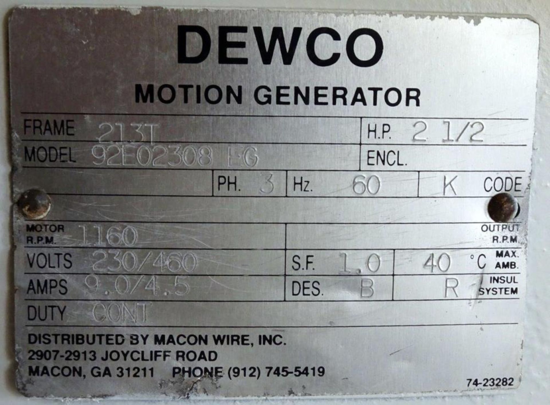 Dewco 48" Diameter Vibratory Screener - Image 15 of 16