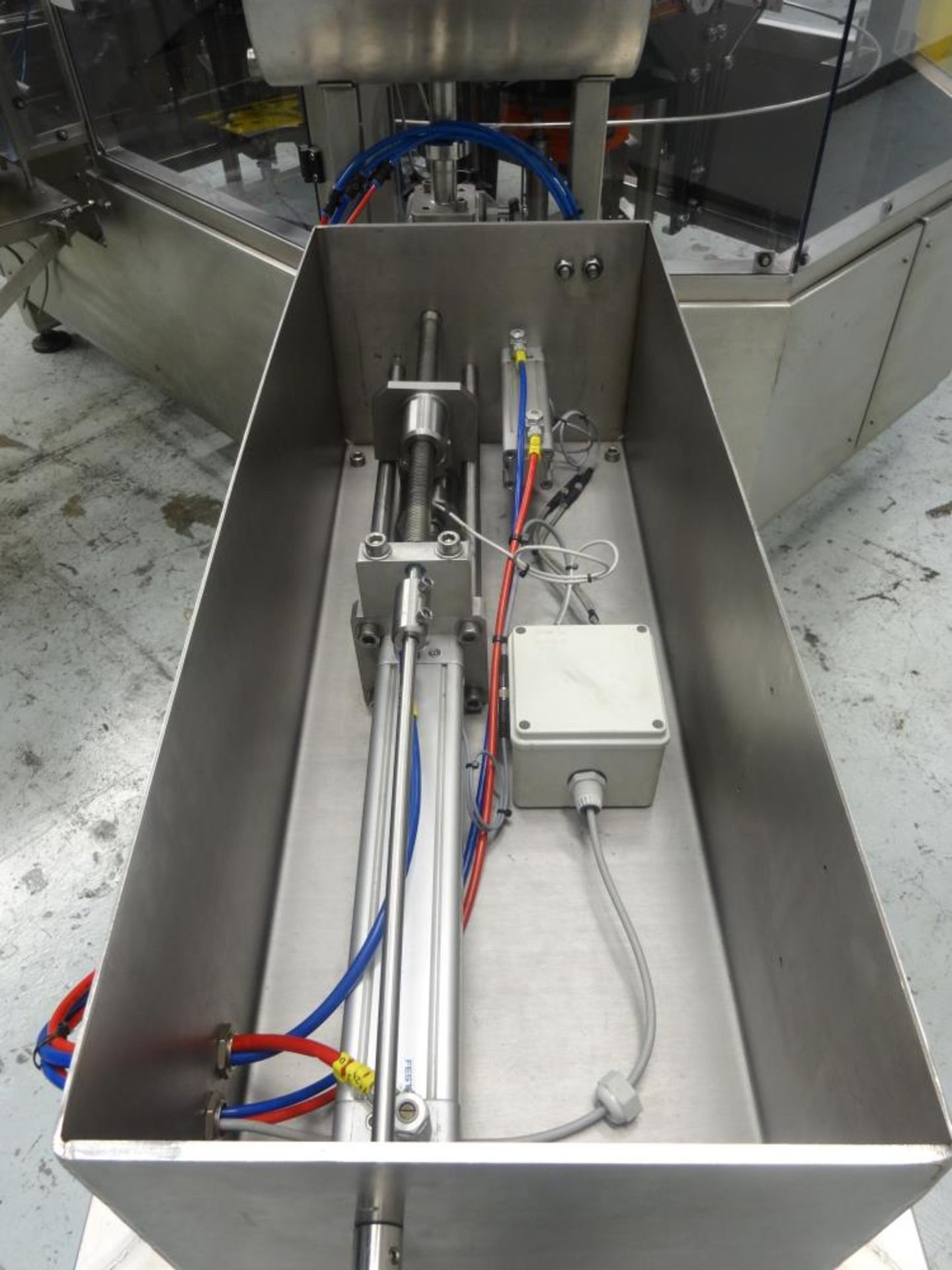 Used- AB Tech Preformed Pouch Packager with Liquid Filler For Cannabis Products - Image 8 of 19