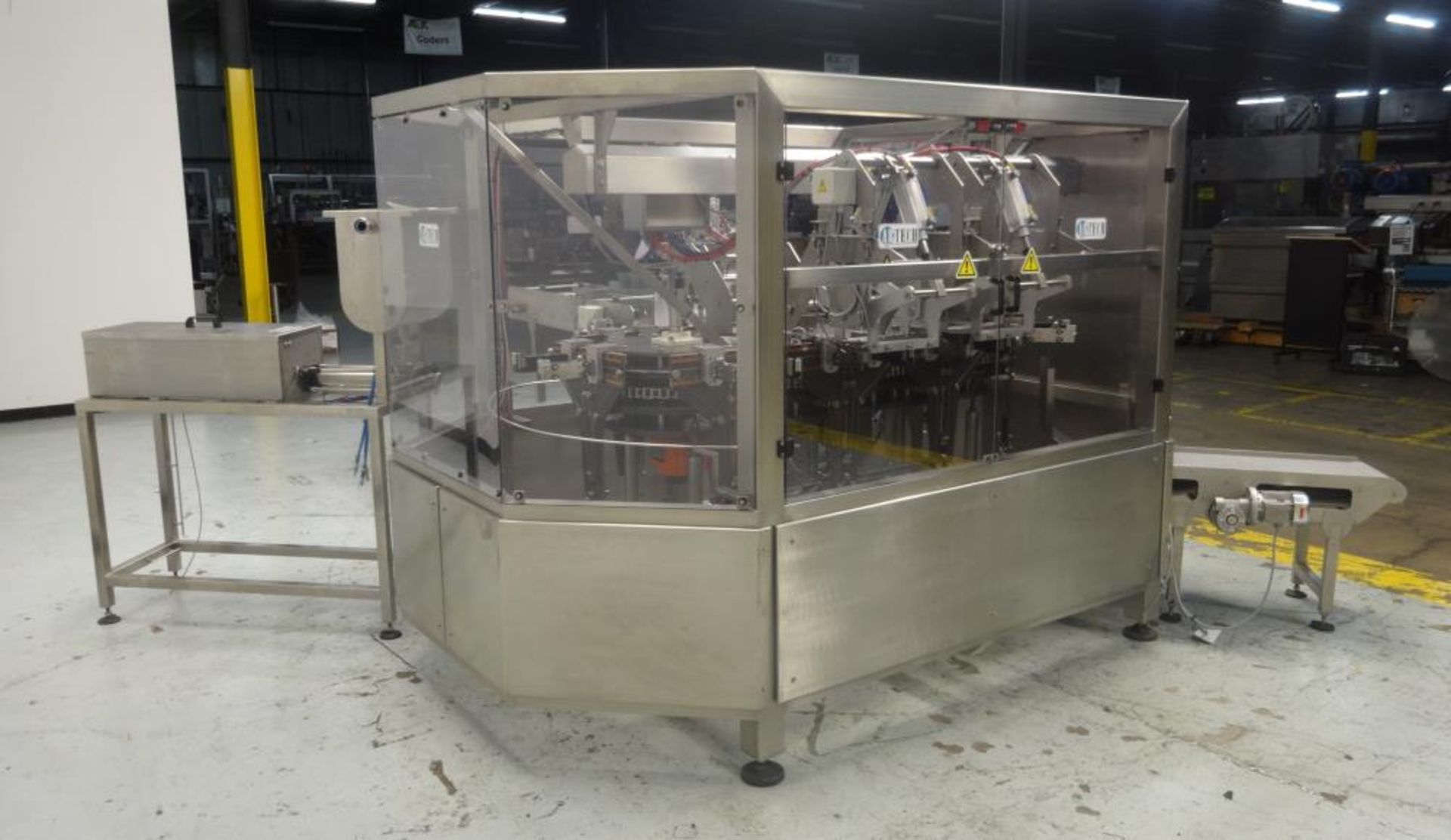 Used- AB Tech Preformed Pouch Packager with Liquid Filler For Cannabis Products - Image 4 of 19