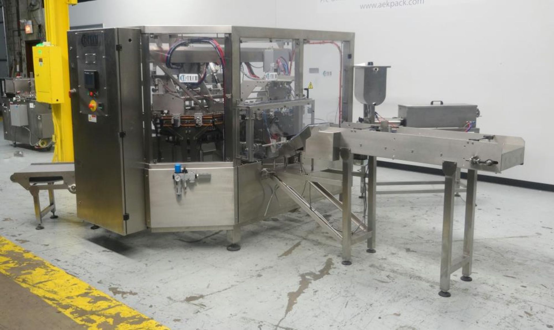 Used- AB Tech Preformed Pouch Packager with Liquid Filler For Cannabis Products - Image 2 of 19