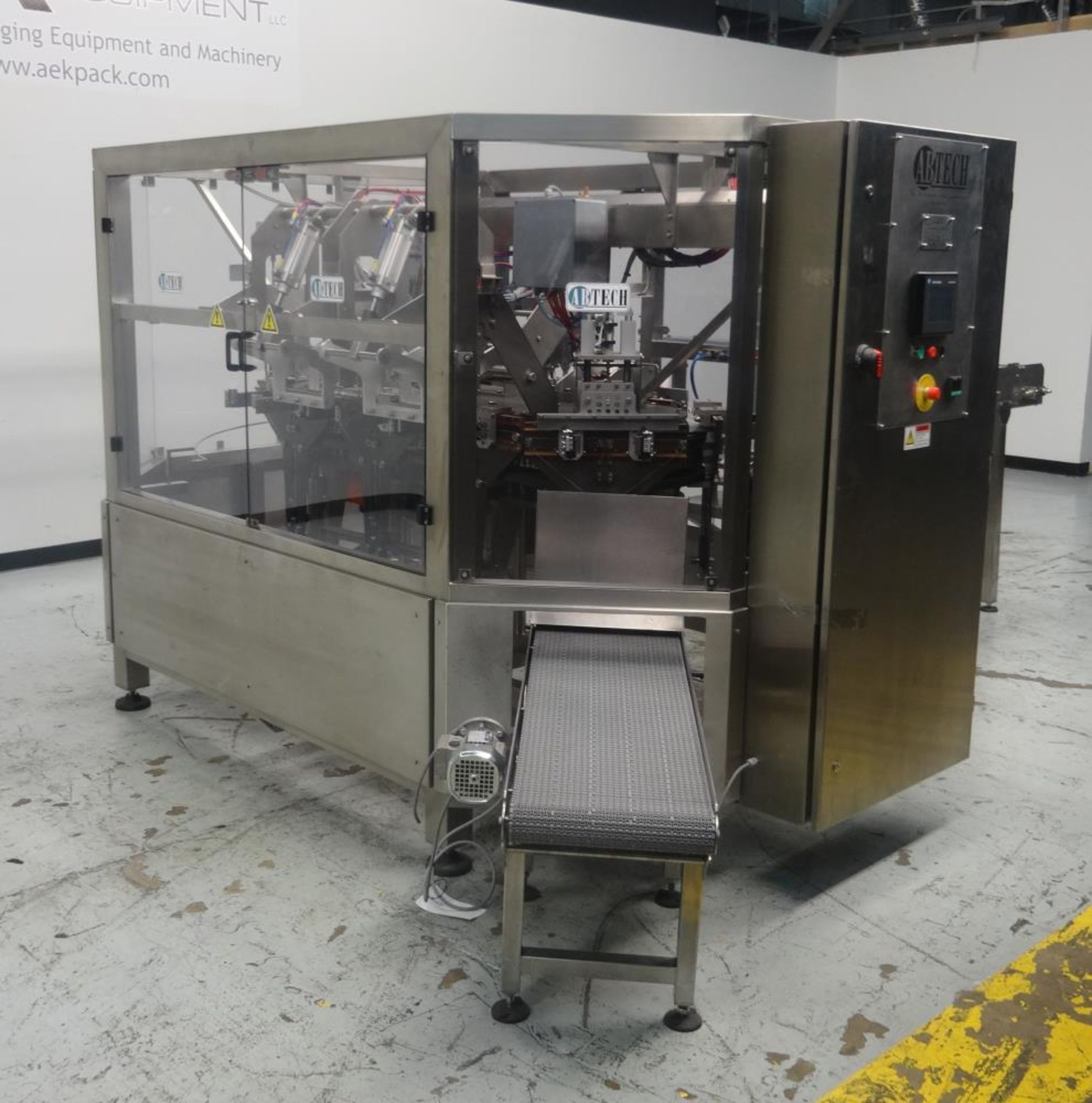 Used- AB Tech Preformed Pouch Packager with Liquid Filler For Cannabis Products - Image 5 of 19
