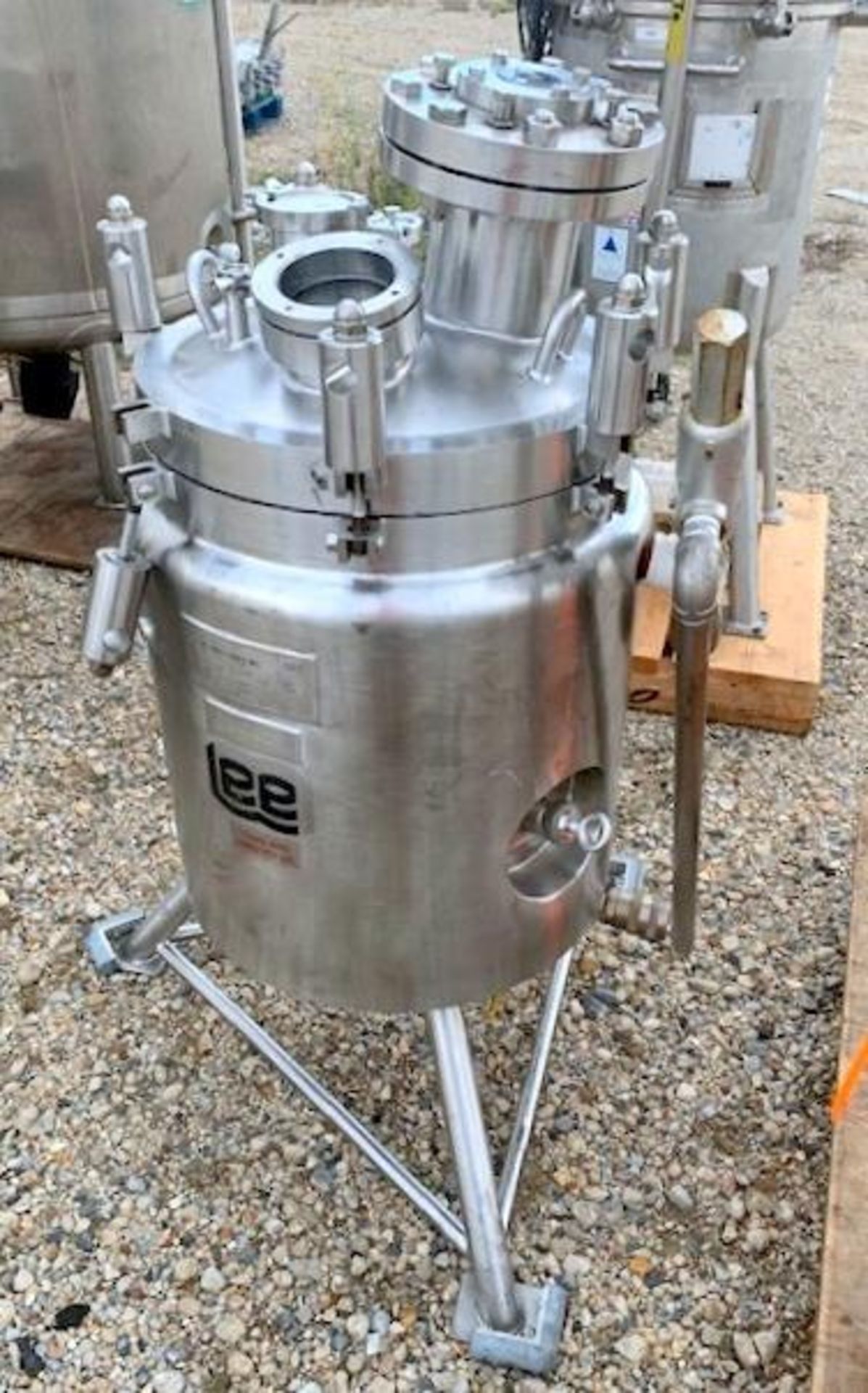 Used-Lee Industries Reactor, 20 Gallon, Model 20U, 316L Stainless Steel - Image 8 of 11