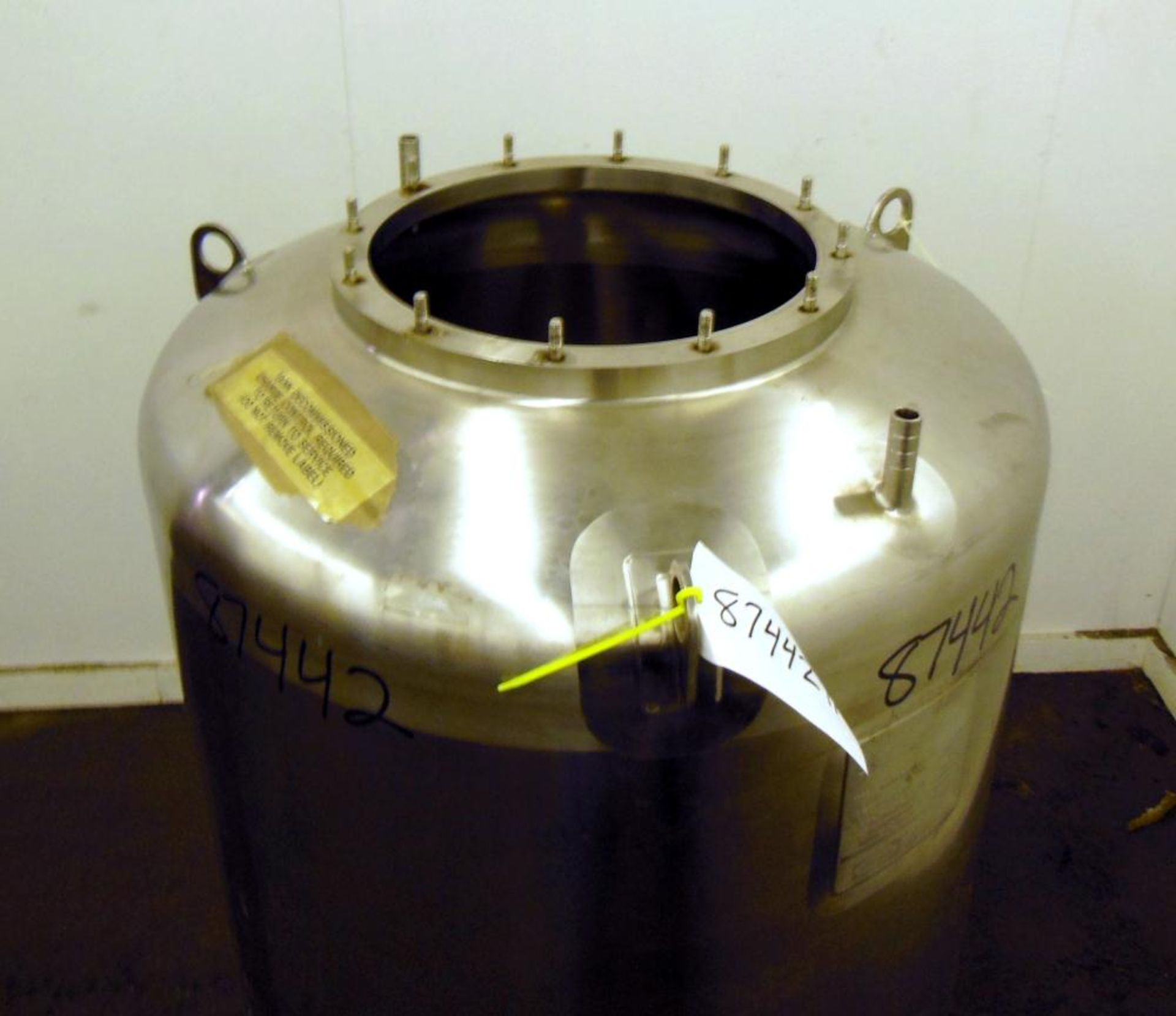 Used- 400 Liter Stainless Steel Walker Stainless Pressure Tank - Image 7 of 18