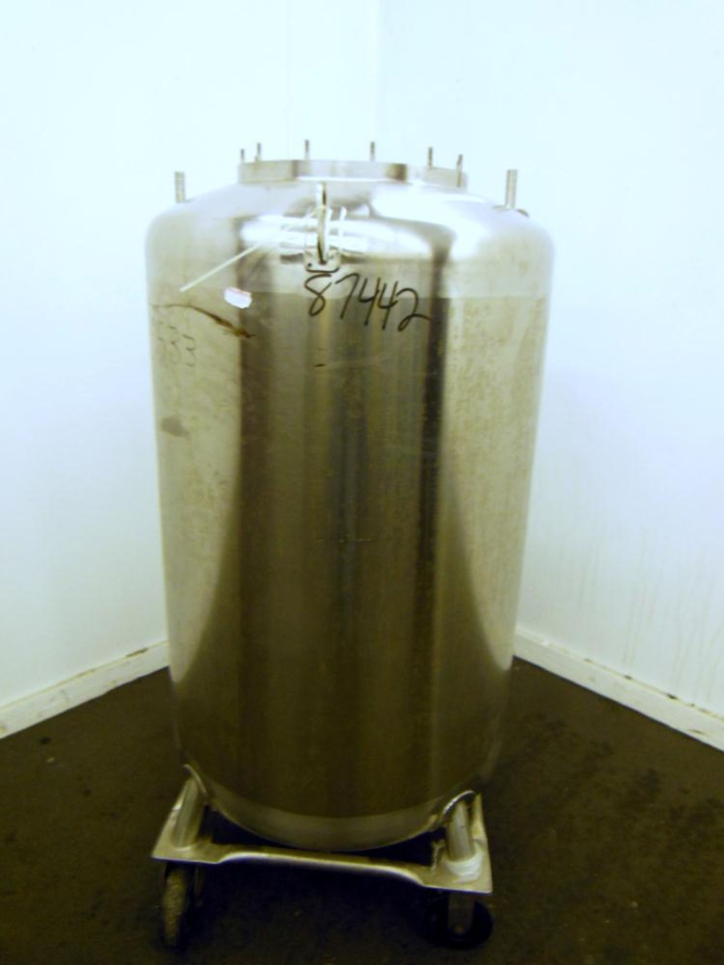 Used- 400 Liter Stainless Steel Walker Stainless Pressure Tank - Image 2 of 18