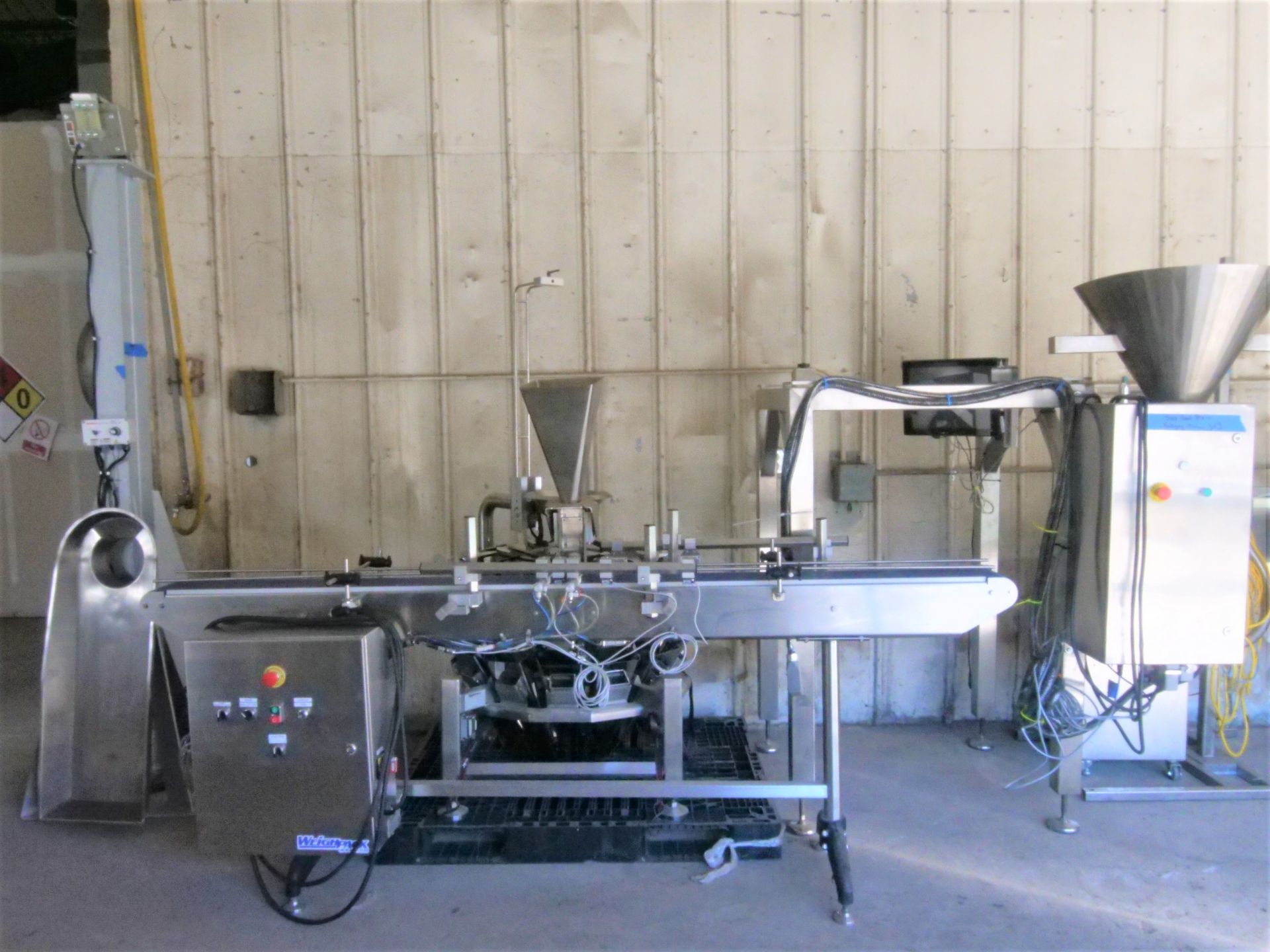 LOCATED IN WILLOW CREEK, CA-Used- Paxiom Weighpack Cannabis Flower Bottle Packaging Line. Consisting - Image 8 of 35