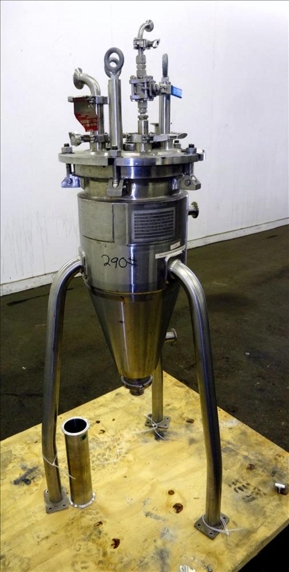 Used- Paul Mueller Reactor, 25 Liters (6.6 Gallon), 316 Stainless Steel - Image 5 of 12