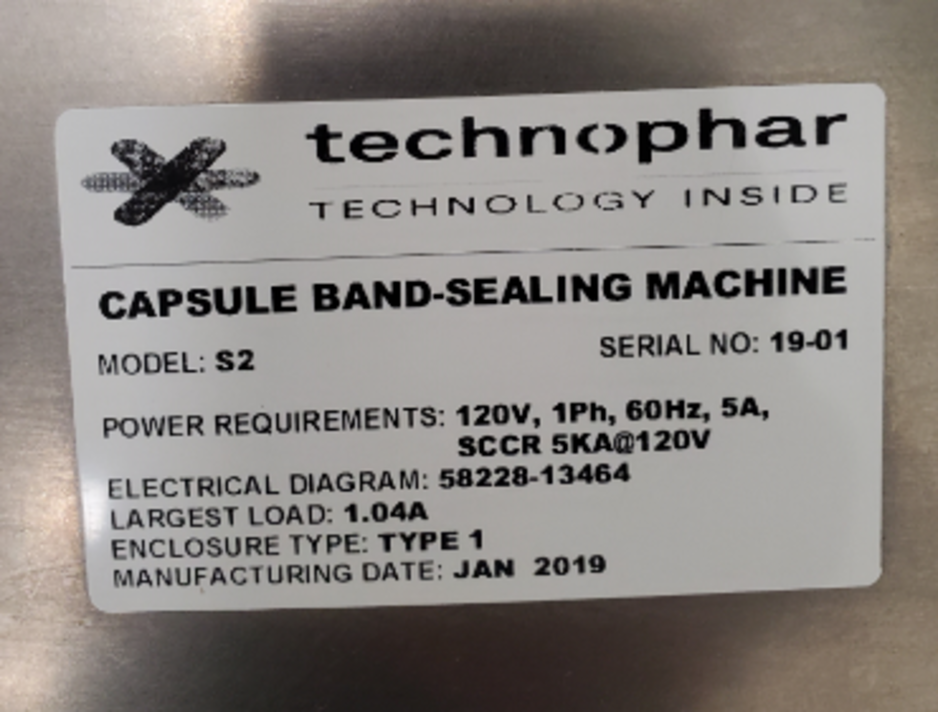 Used- Technophar Bench-Top Capsule Band Sealing Machine - Image 3 of 3