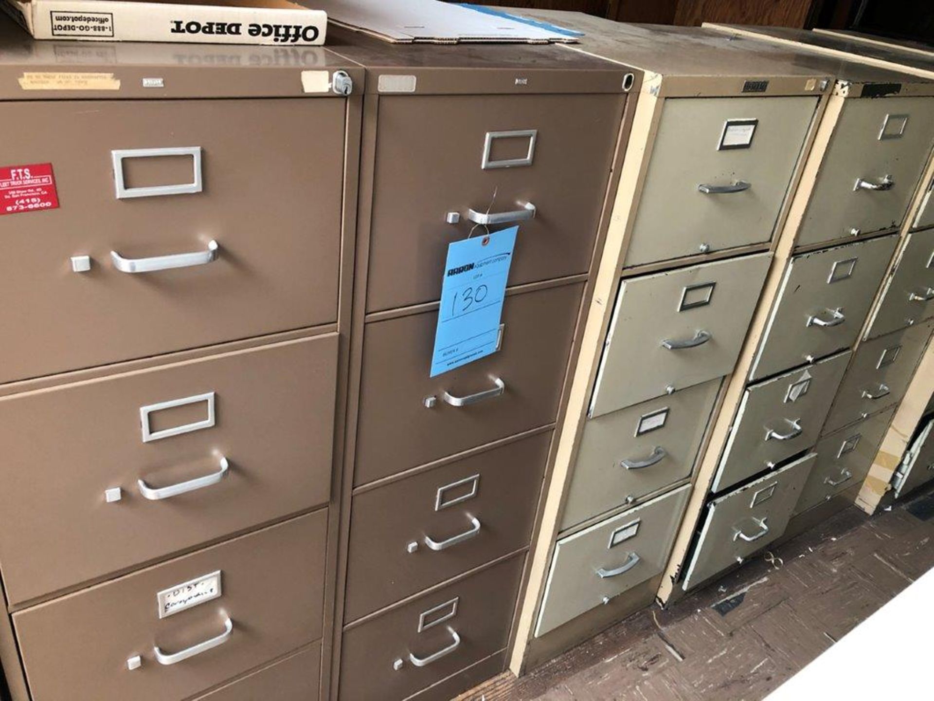 Lot of (3) File Cabinets