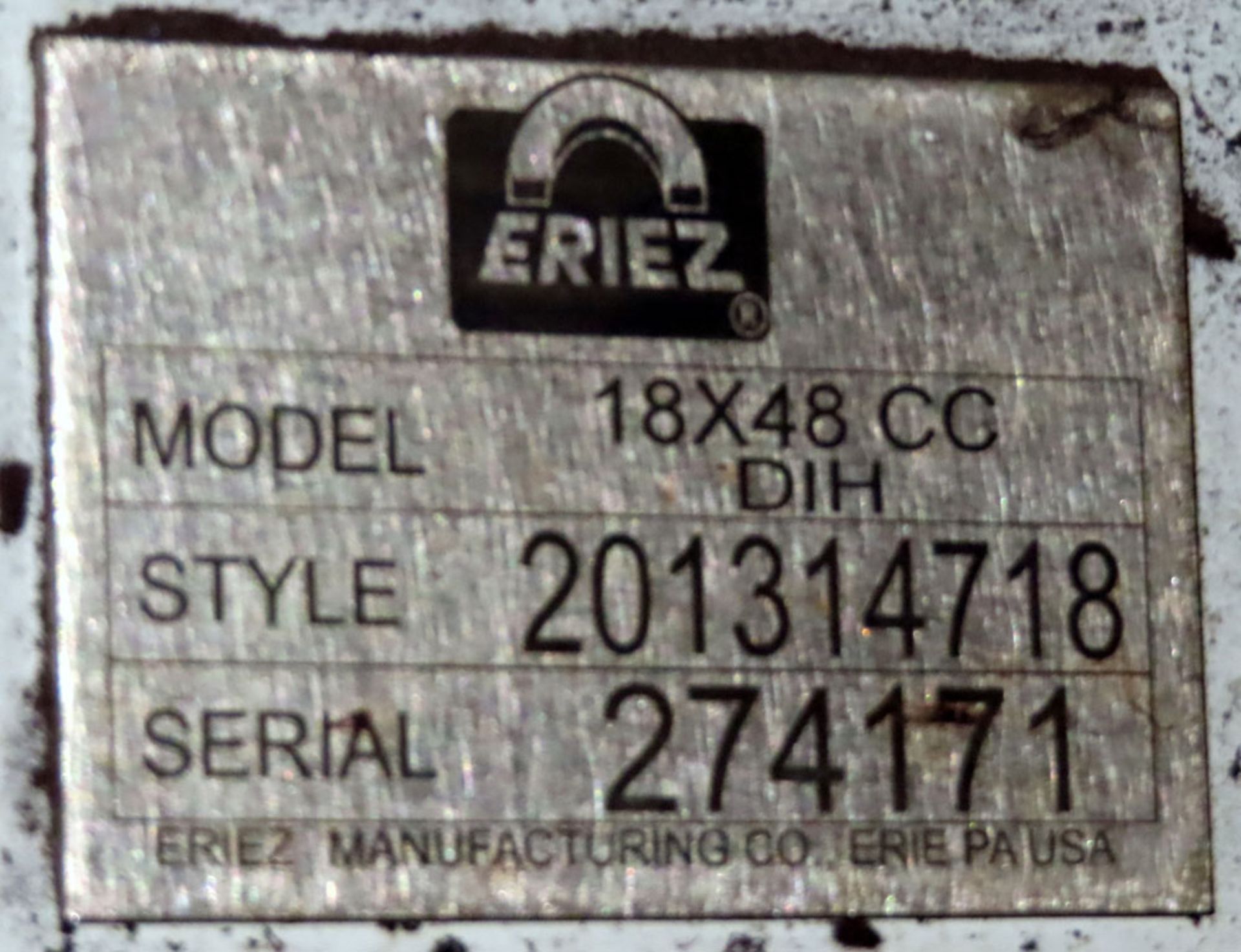 Eriez Permanent Magnetic Dry Drum Separator - Image 6 of 6