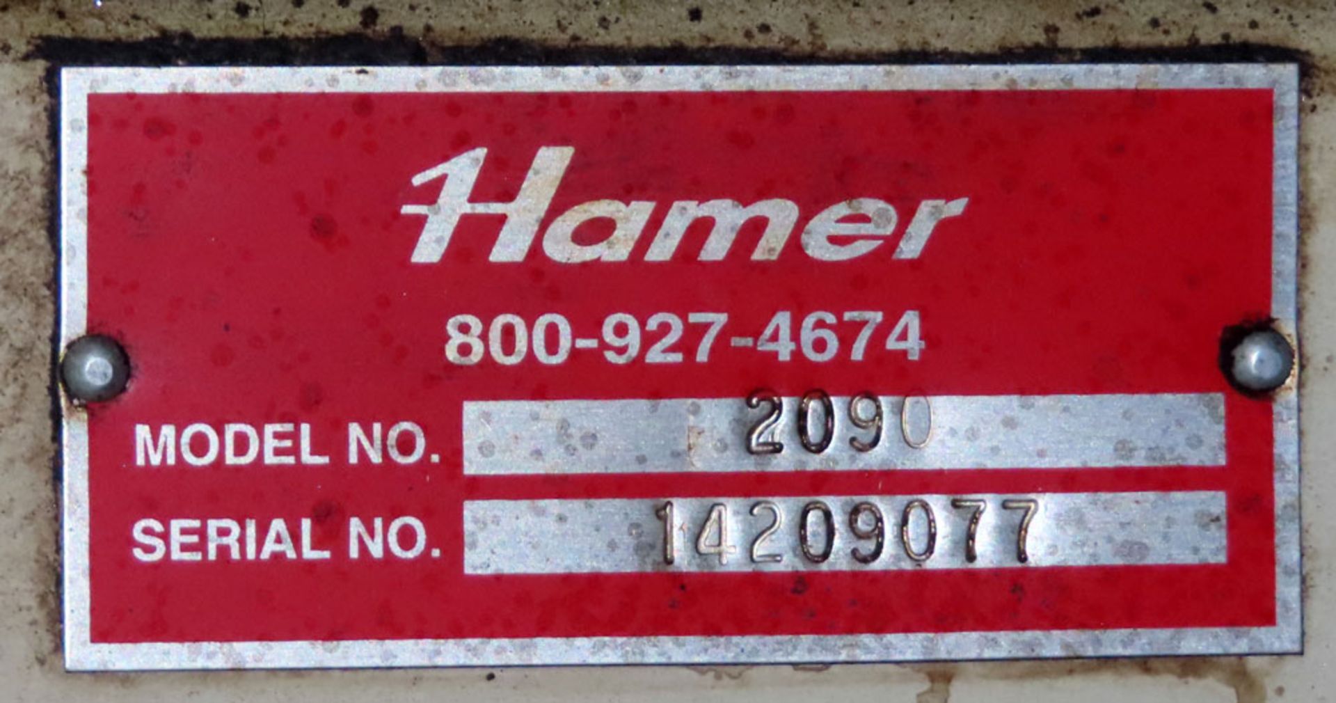 Hamer Model 2090 Form Fill & Seal Machine - Image 24 of 24
