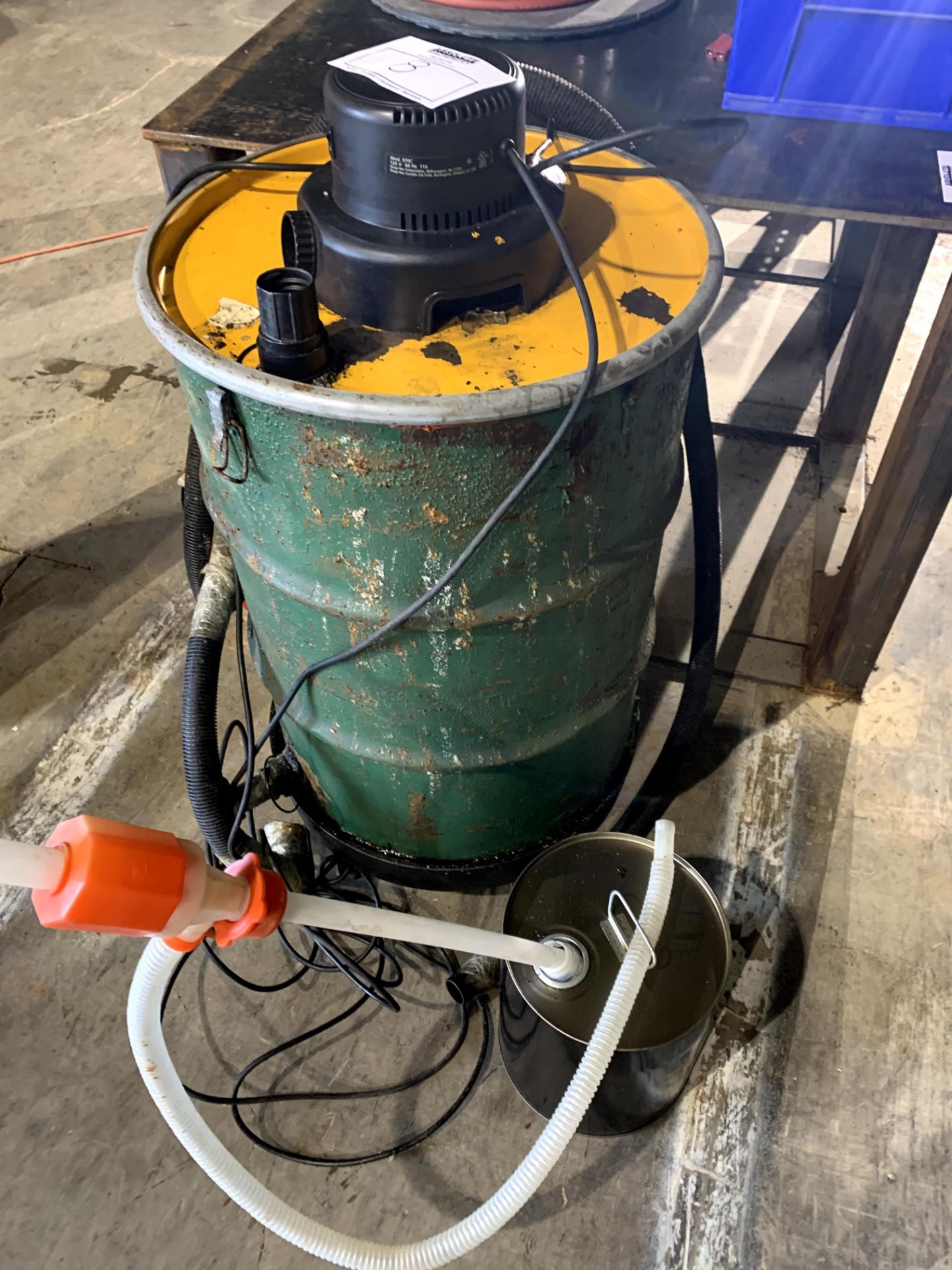 3 h.p. Oil Recovery Unit with 55 Gallon Drum and Probe