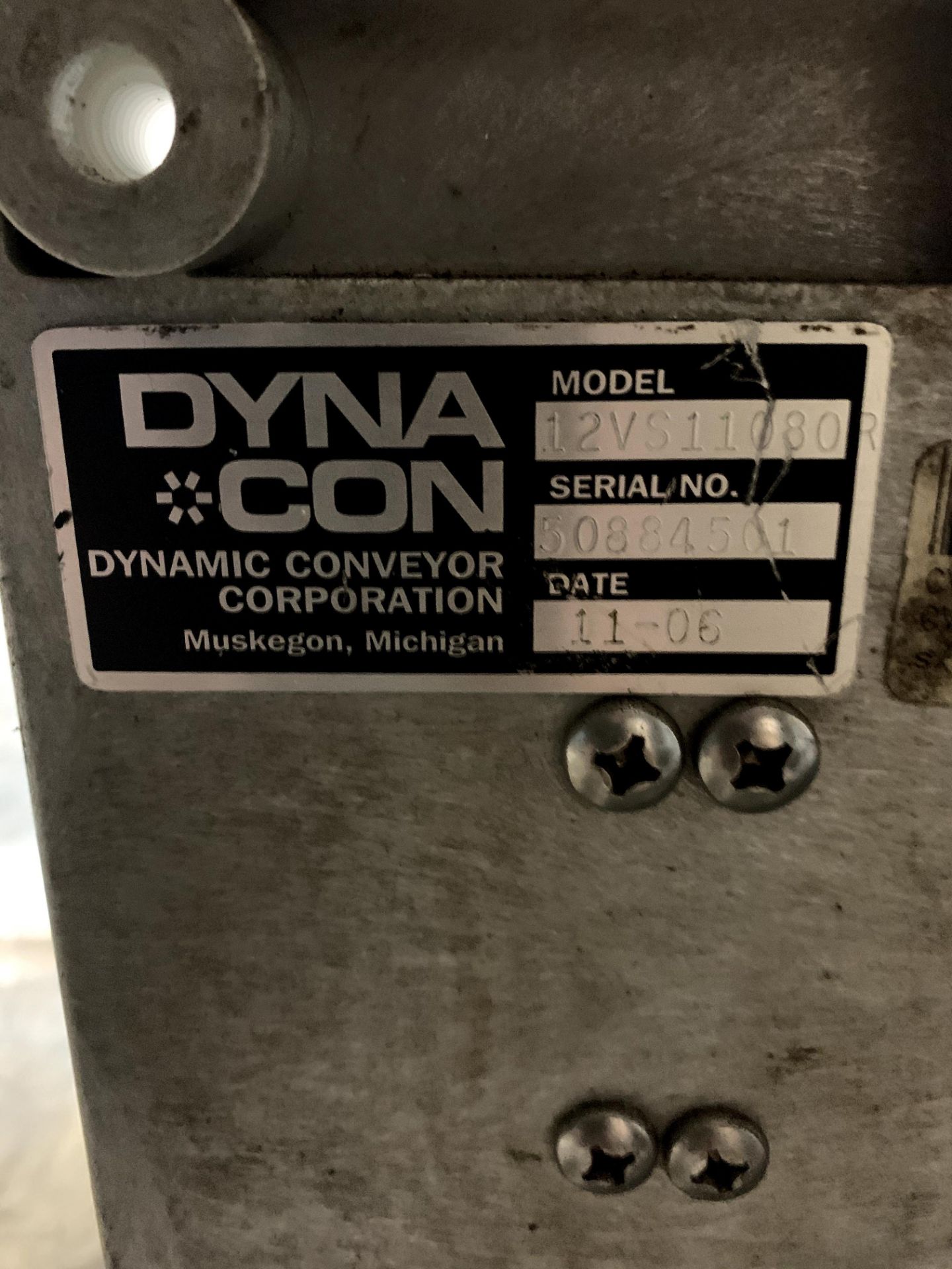 Dyna Con 5’ L x 12” W Conveyor 110 volt - Image 2 of 2