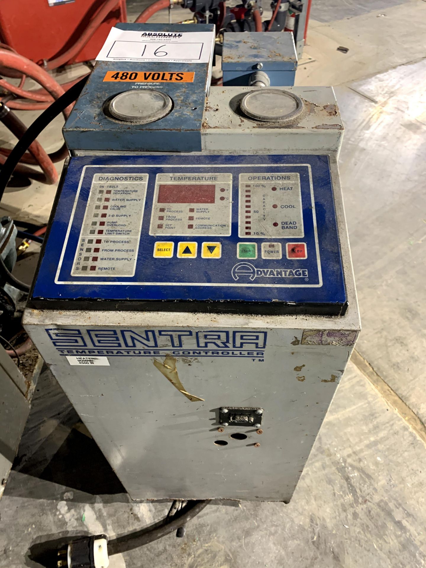 Advantage ½ h.p. Mold Temp Controller. (missing side panel)