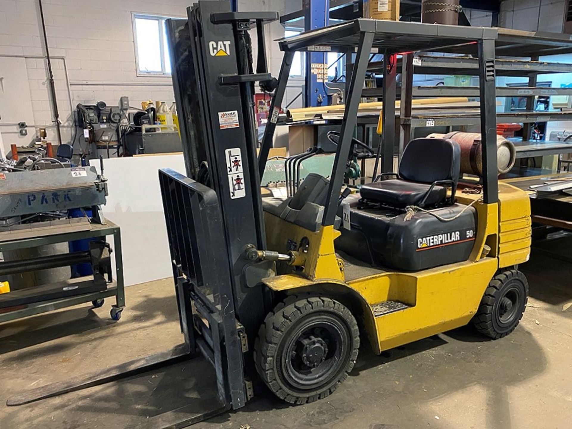 Caterpillar 5,000 lbs. Capacity, LPG Forklift
