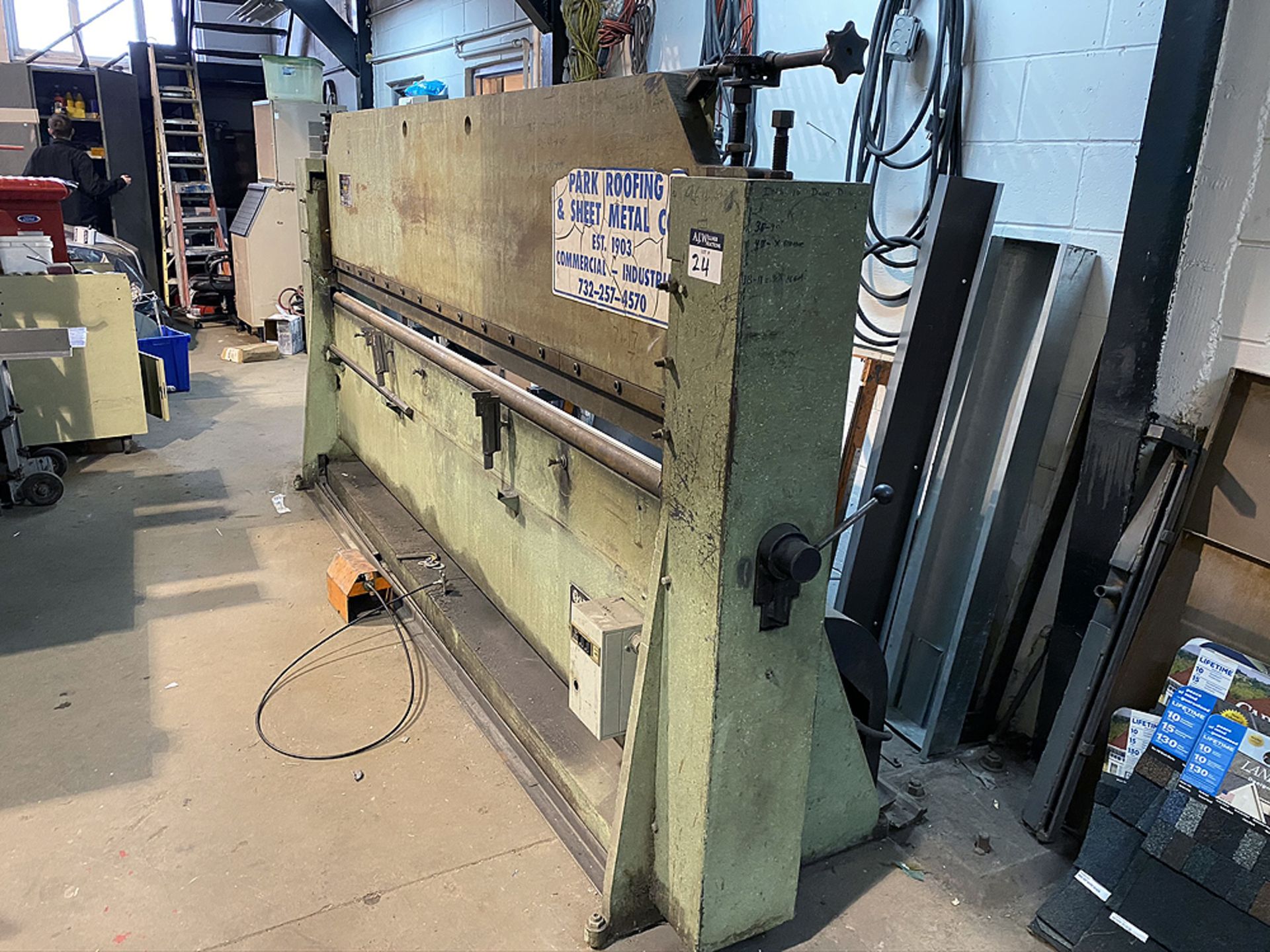 Roto-Die Model 10, Hydraulic Bender, 120" x 16Ga. - Image 2 of 4