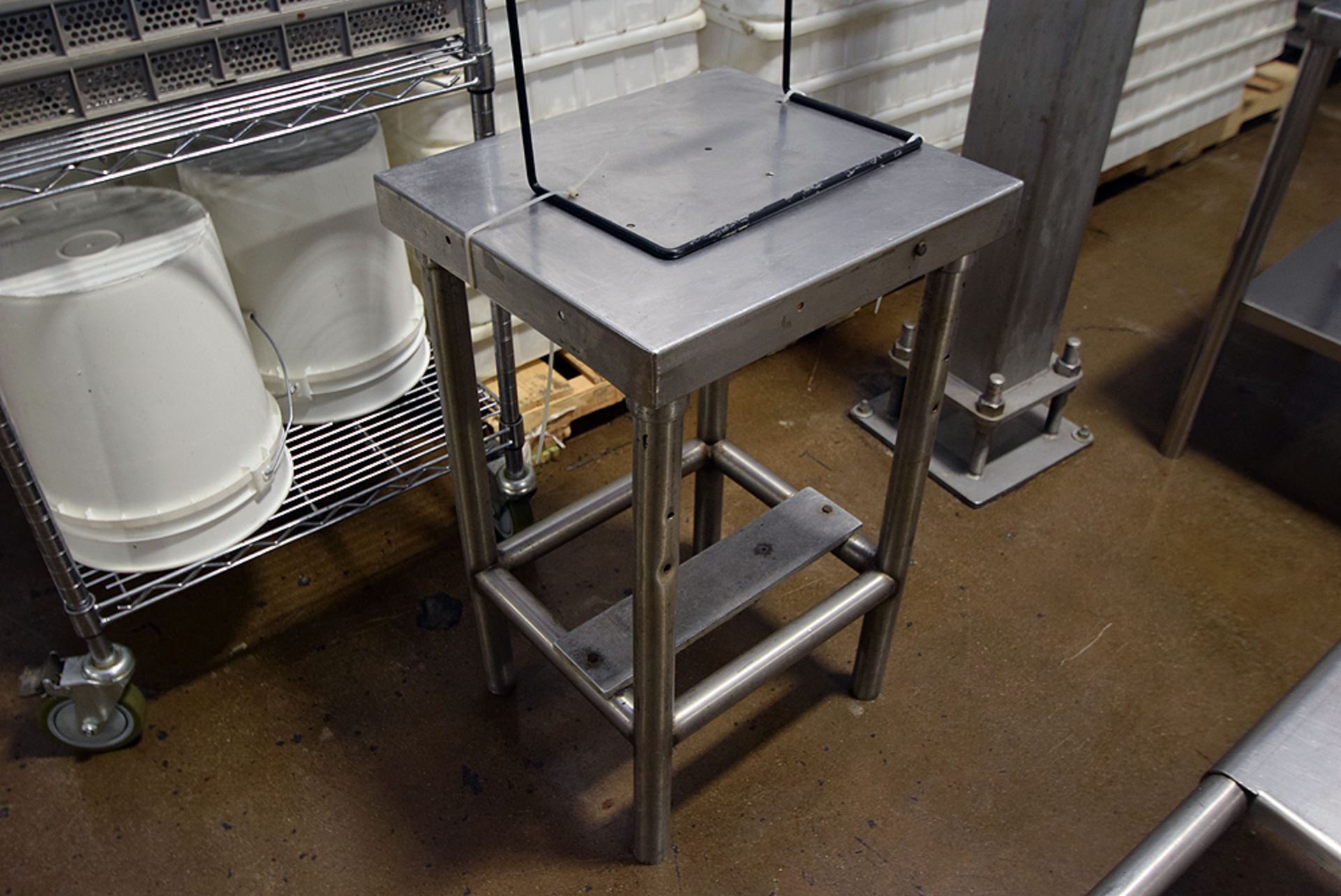 16" x 18" x 29" Tall Stainless Steel Work Table