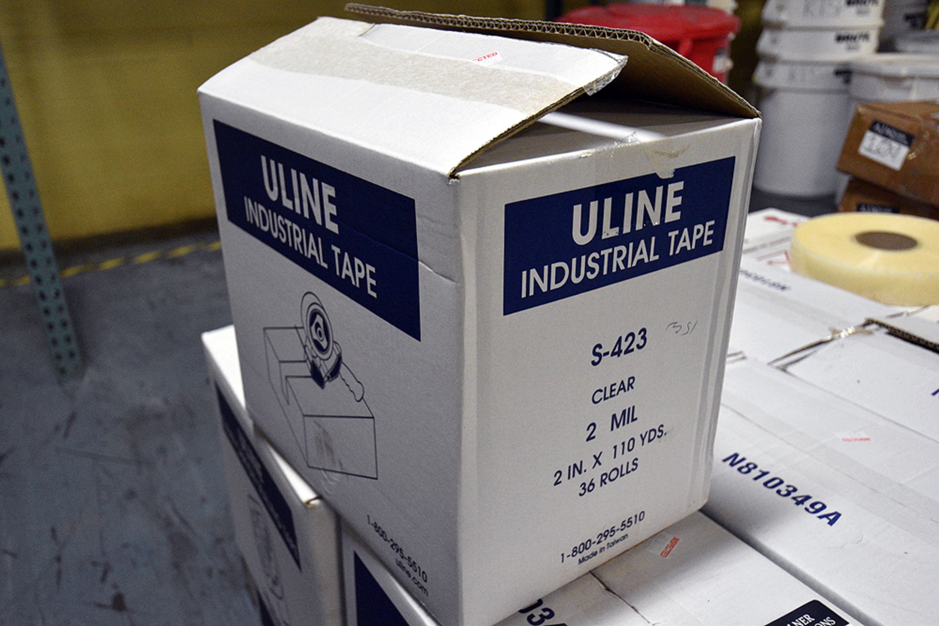 Cases of U-Line S-423 2 Mil Industrial Tape