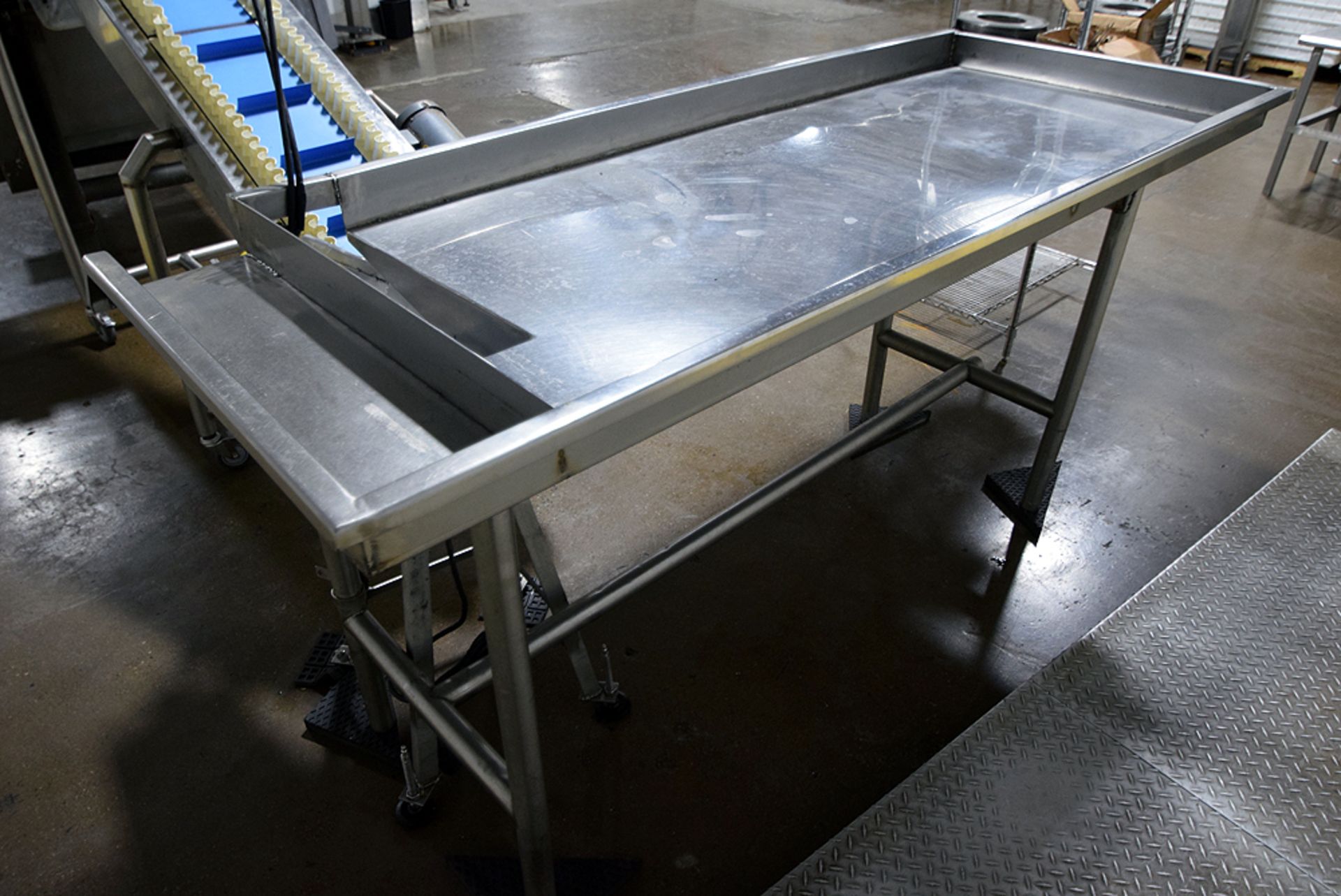 99"x39" Stainless Steel Wash Table - Image 2 of 3
