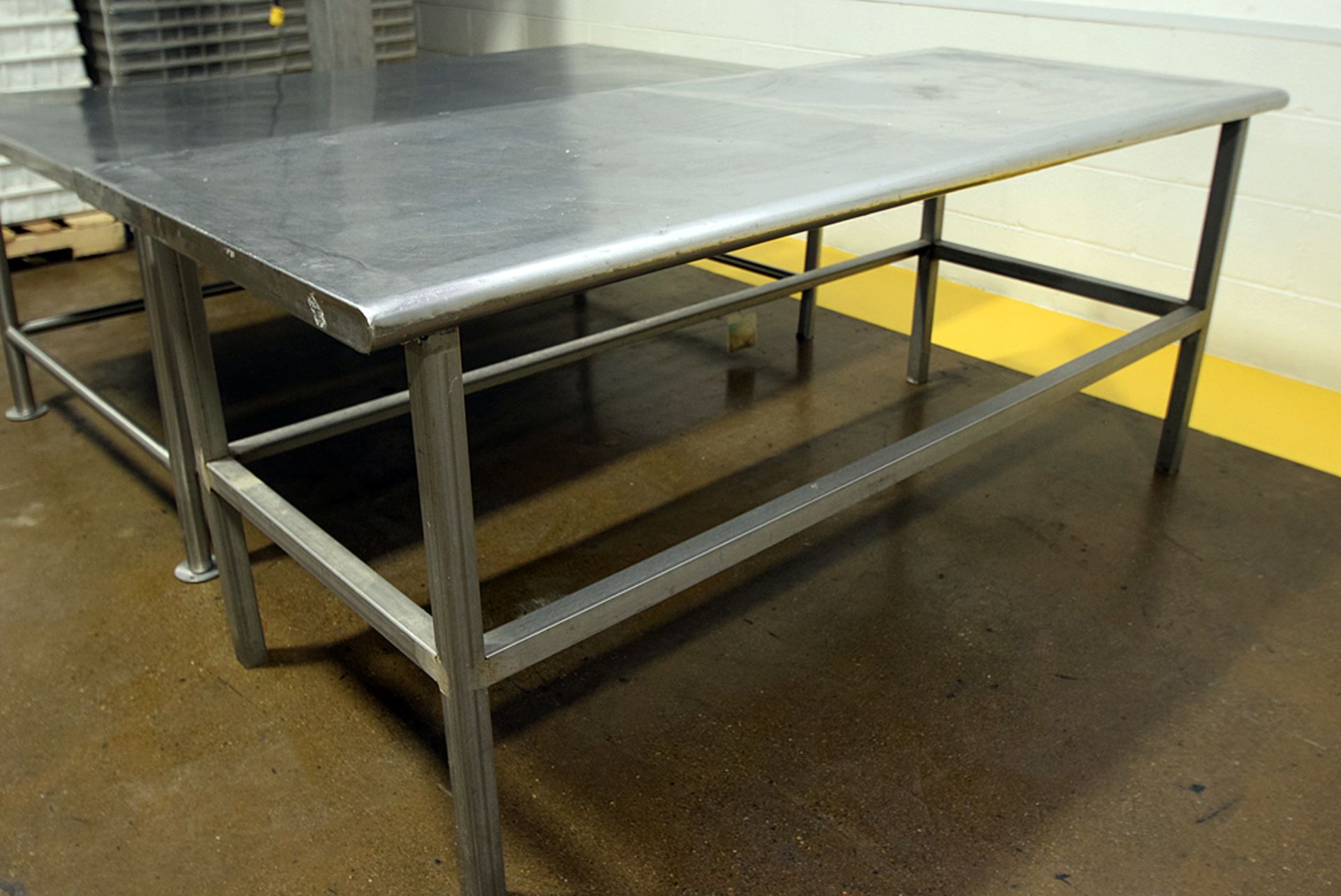 73" x 30" x 30" Tall Stainless Steel Work Table