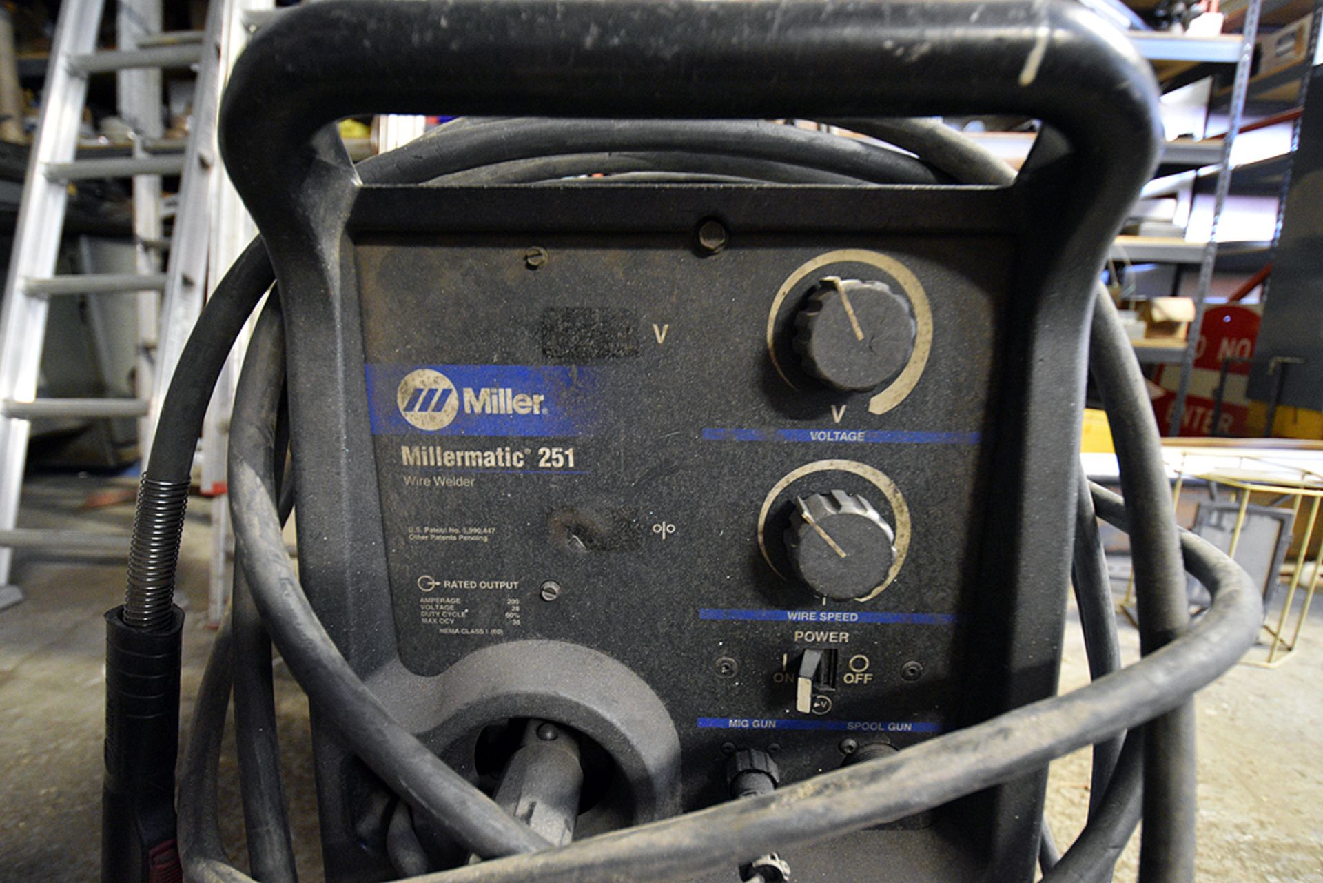 Miller Millermatic 251 MIG Welder on Casters (No Tank Included) - Image 4 of 4