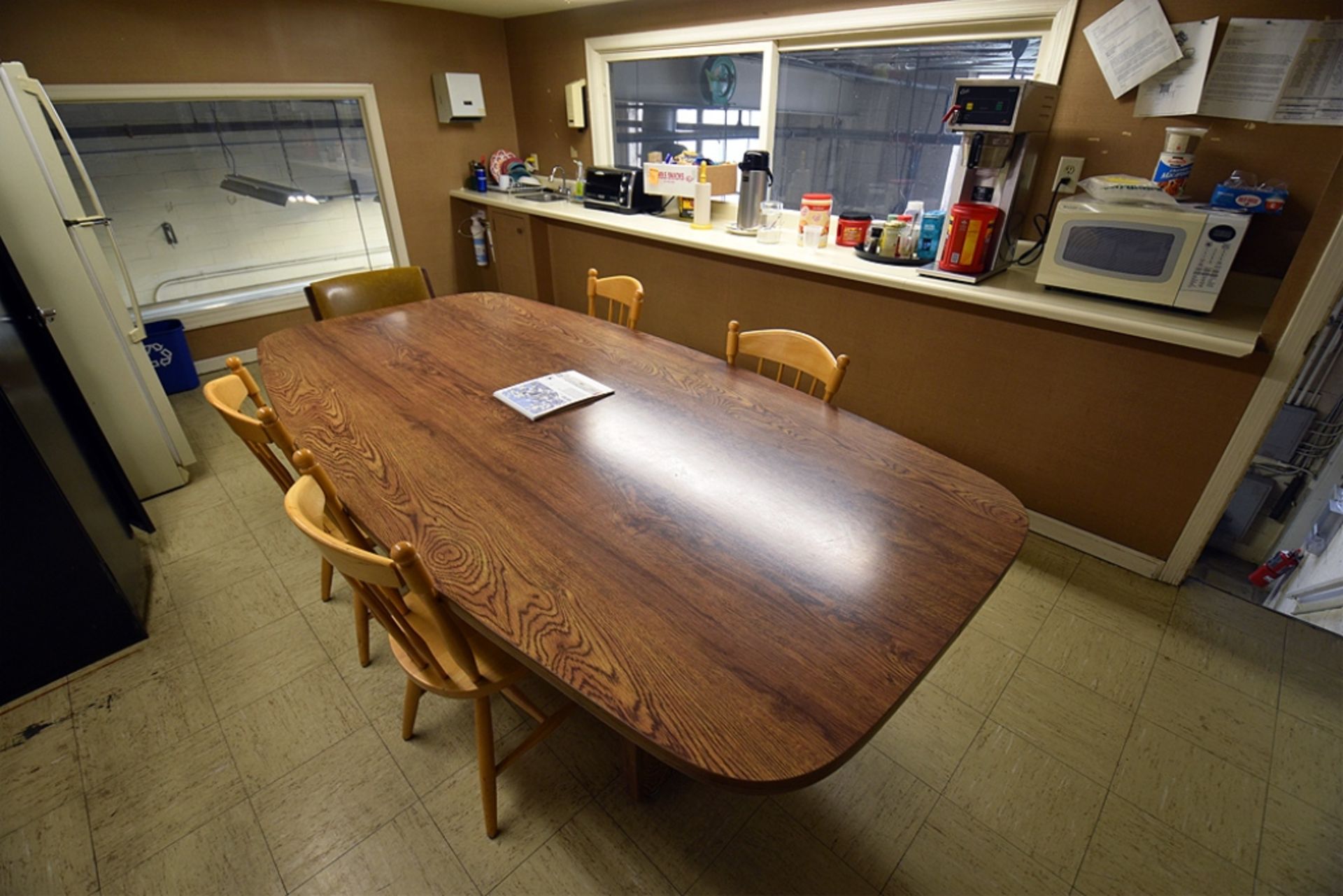 Employee Breakroom Consisting Of: Table, Chairs etc.