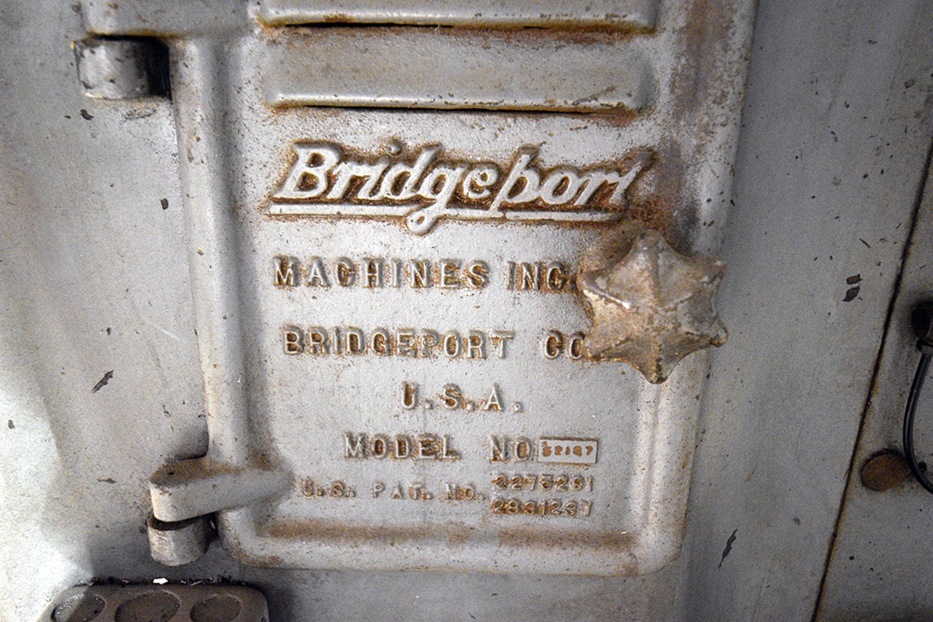 Bridgeport vertical milling machine, s/n 12BR52187 - Image 5 of 6