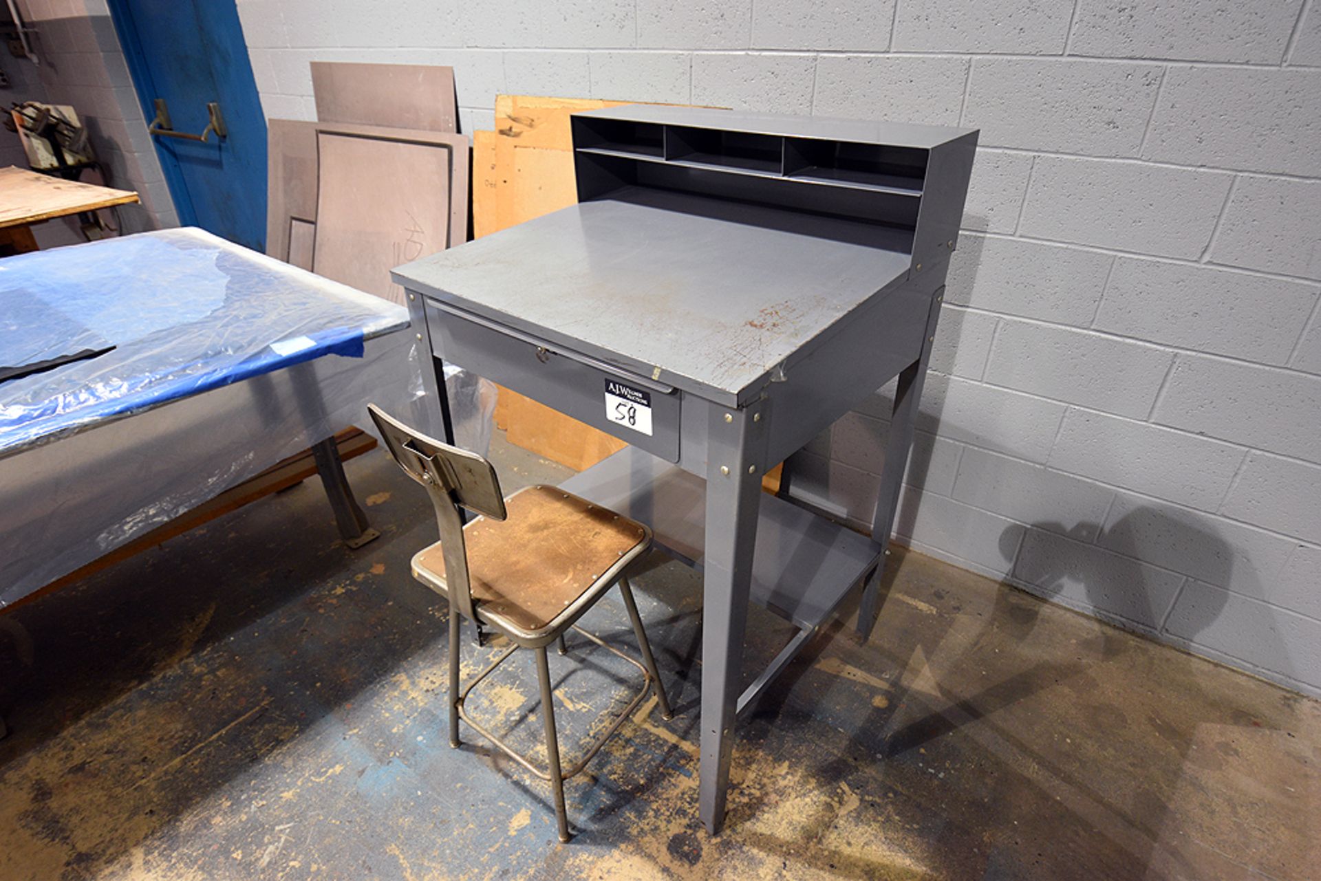 Forman's Desk & Work Benches
