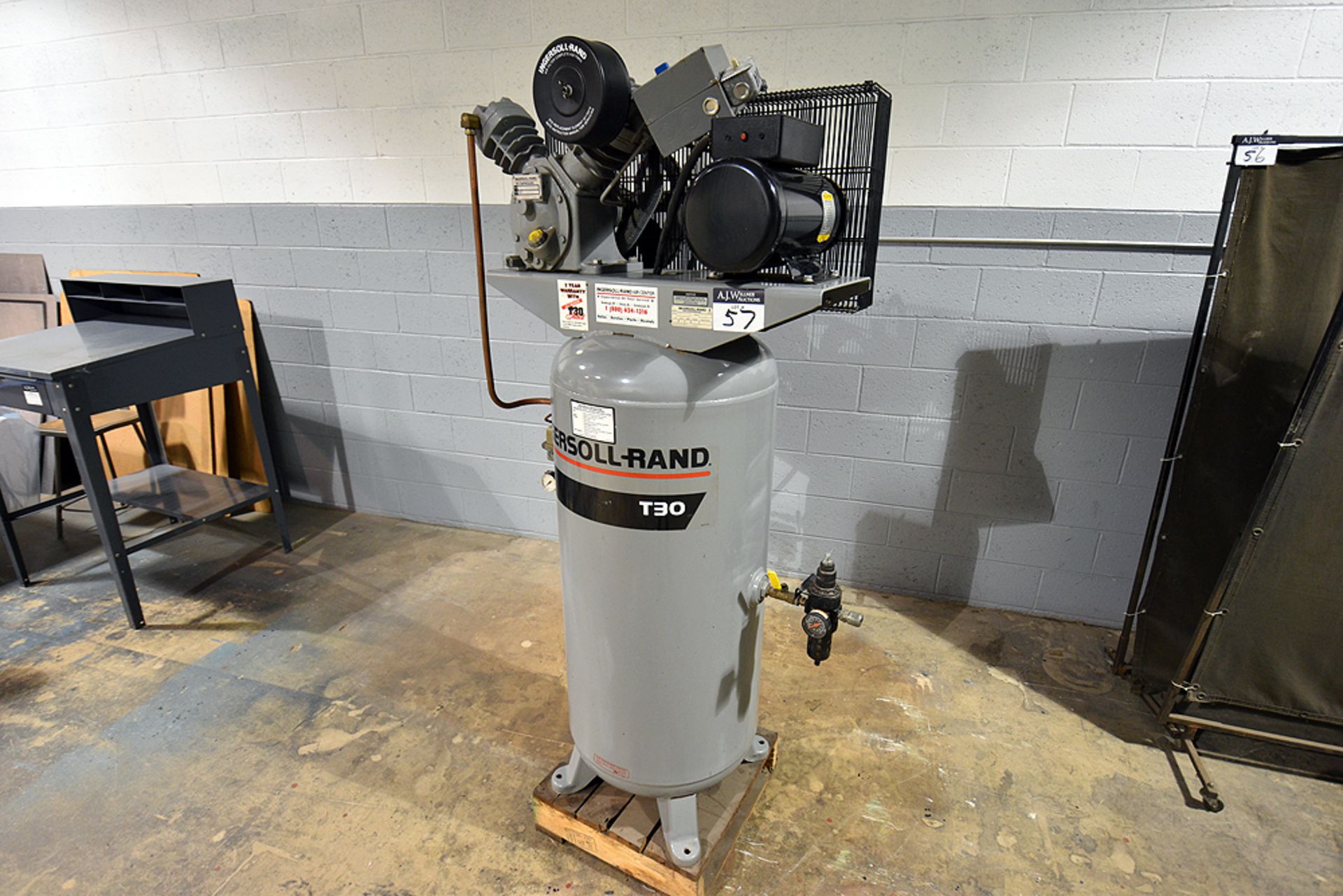 Ingersoll-Rand T30 air compressor, s/n T30-837536