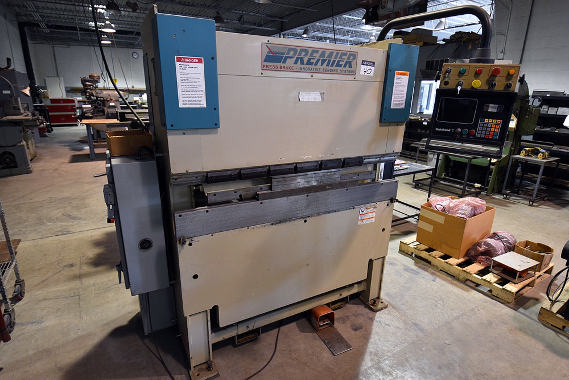 Premier model 540R CNC hydraulic press brake, s/n 224 (3/6/2000)