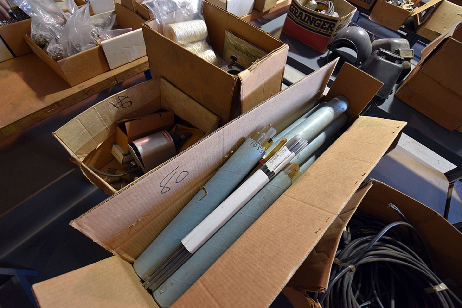 Contents of 6 tables consisting of: welding accessories, Dayton heater, Wire etc. - Image 4 of 8