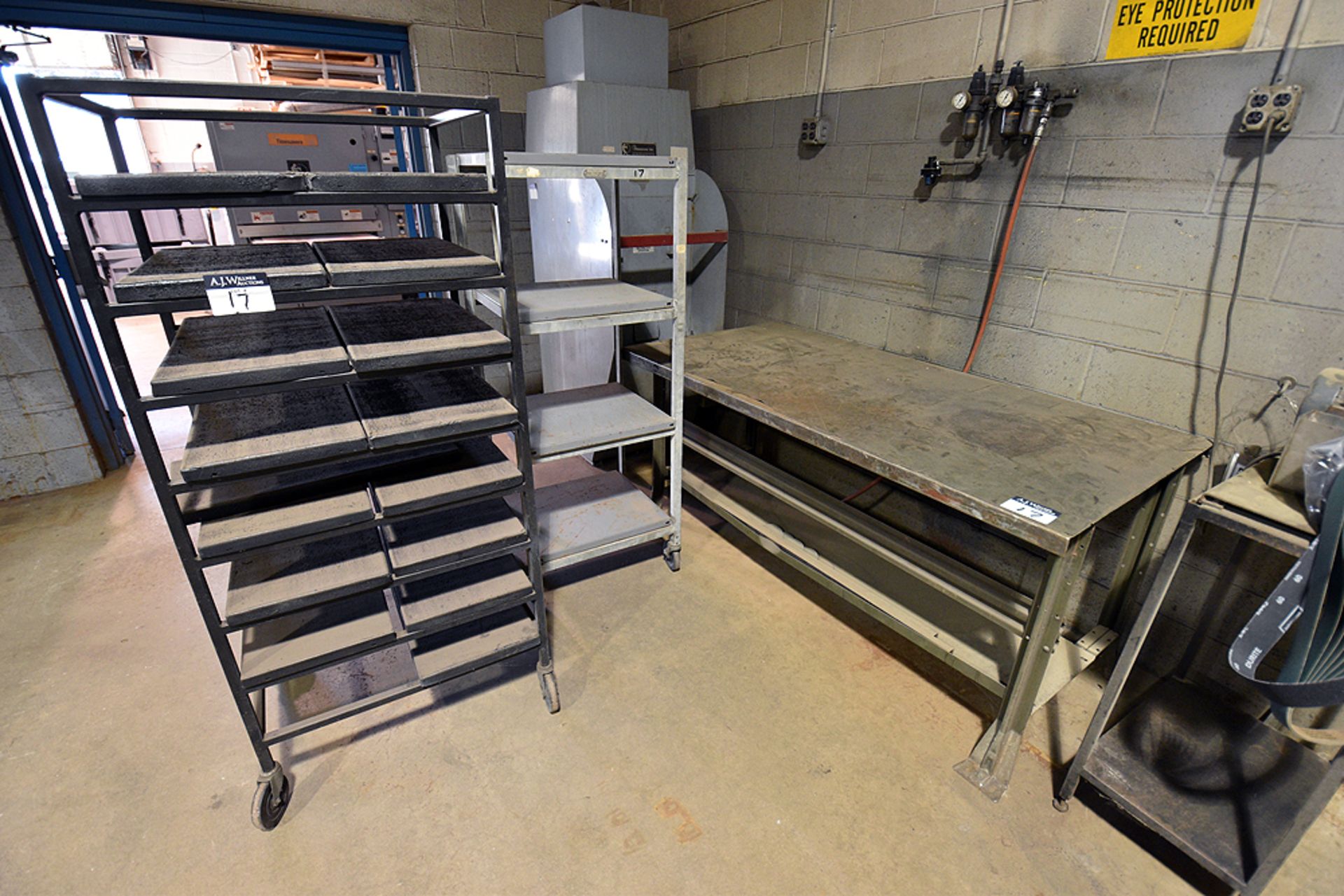 Steel Work Table & Metal Racks