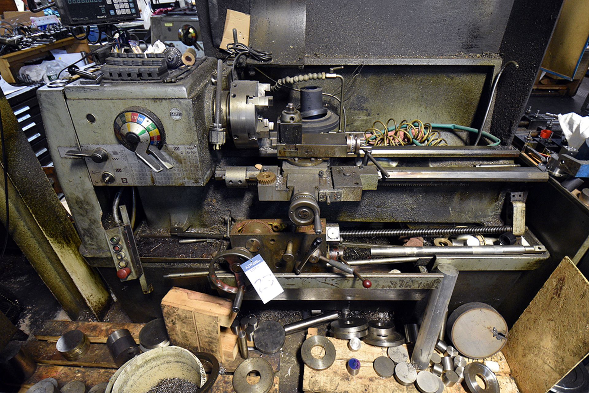 Colchester 15"x50" Lathe (No Tail Stock), Machine No LTR30SILFV/36686 w/Sony LH52-3 Readout - Image 2 of 6