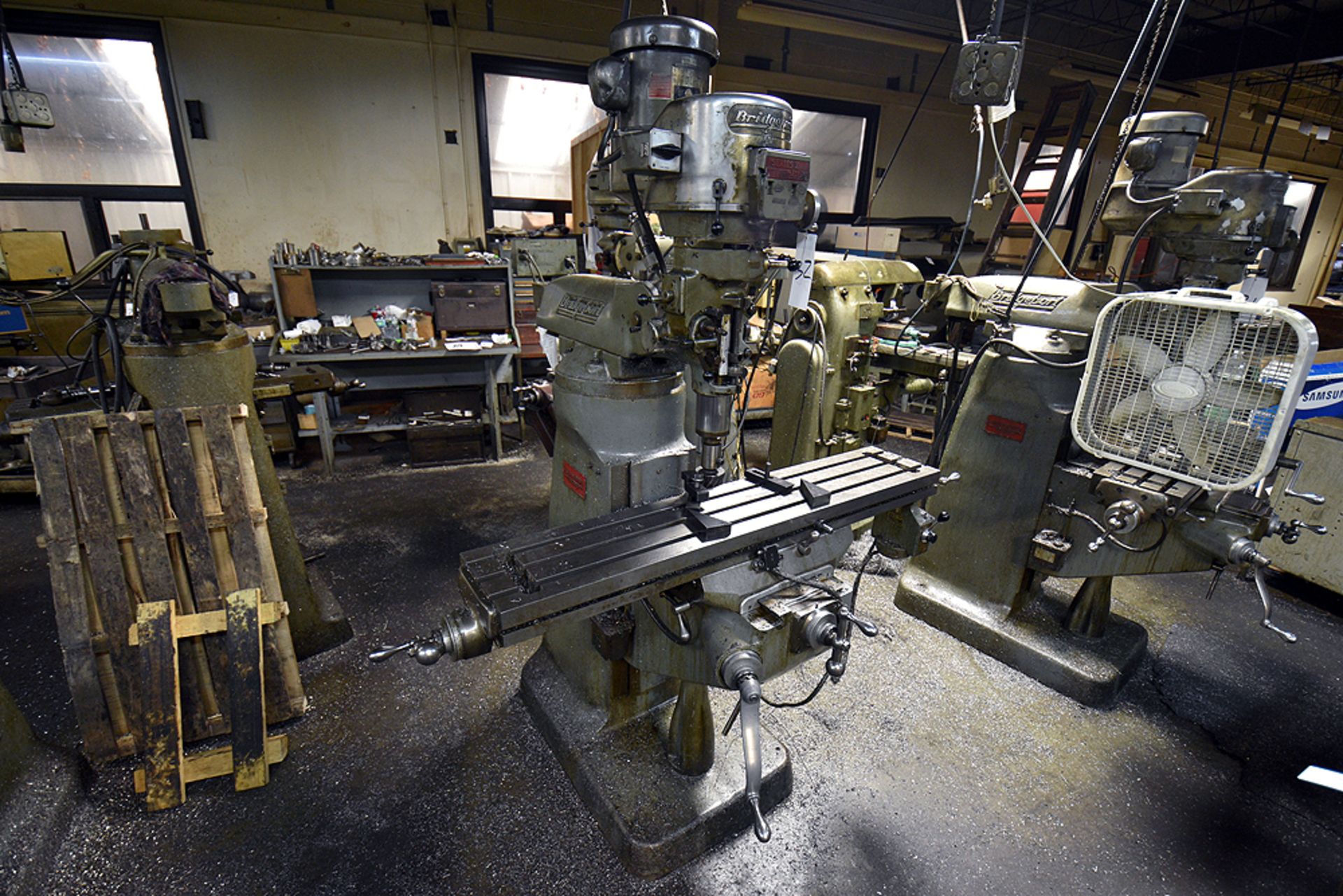 Bridgeport Series I Vertical Milling Machine, s/n 12BR 192613, 2HP Motor, 48" Table - Image 2 of 6