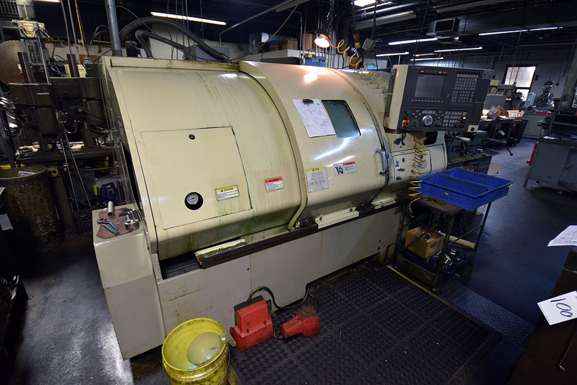 Okuma OSP700L CNC Milling Machine, Machine Type 762S-BB, s/n 09080162, w/Parker Hydraulic Pump