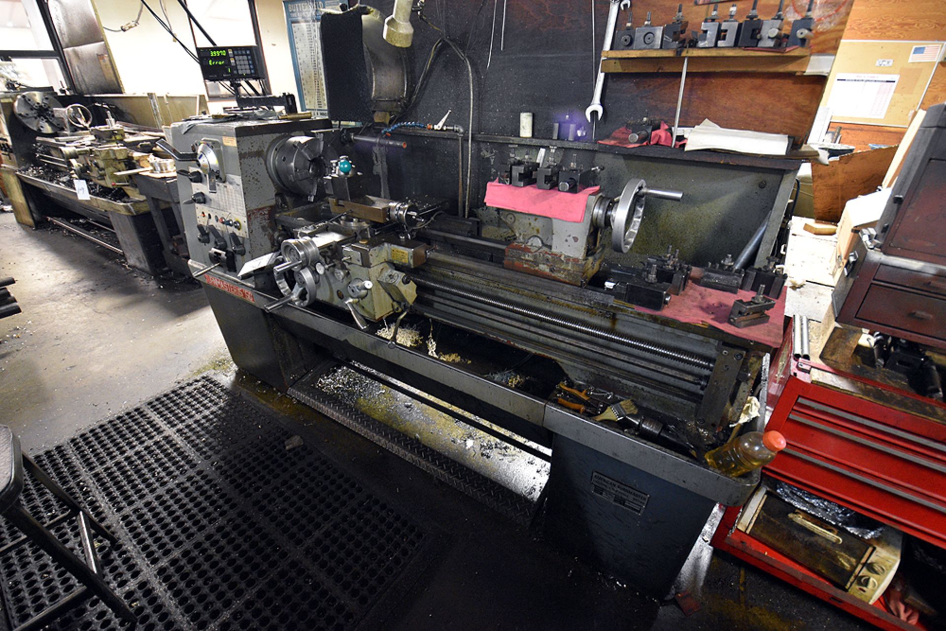 American Turnmaster 15"x50" Lathe ,Model THL-1550, w/Sony LH52 Magnescale Readout - Image 3 of 7